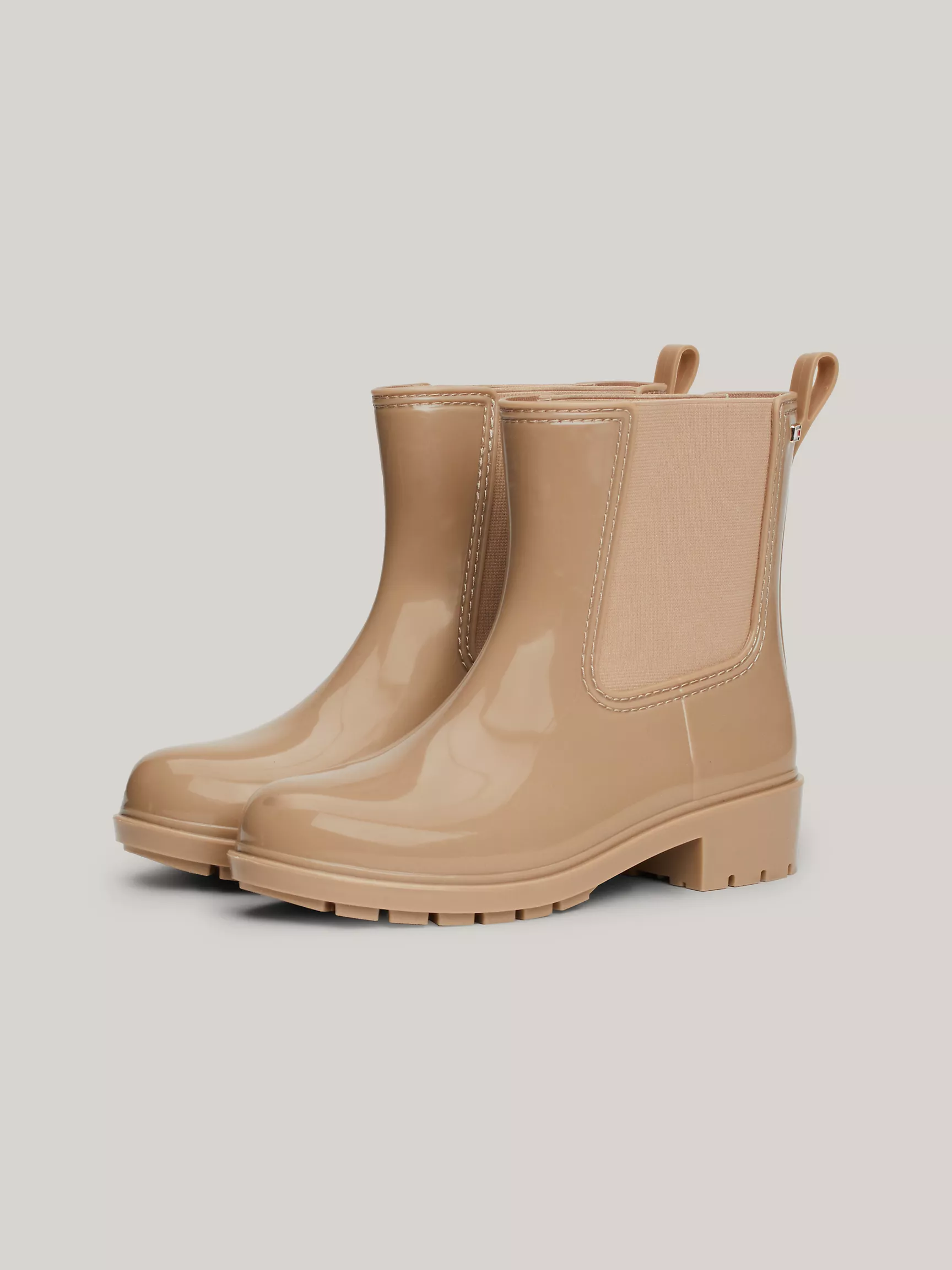 Женские ботинки Tommy Hilfiger, Резиновые сапоги на рифленой подошве