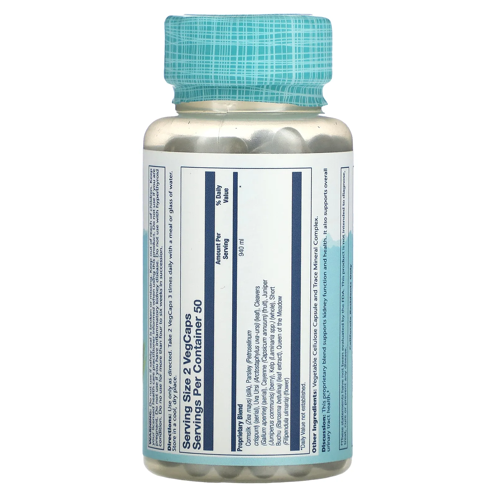 Solaray, Kidney Blend SP-6, 100 растительных капсул