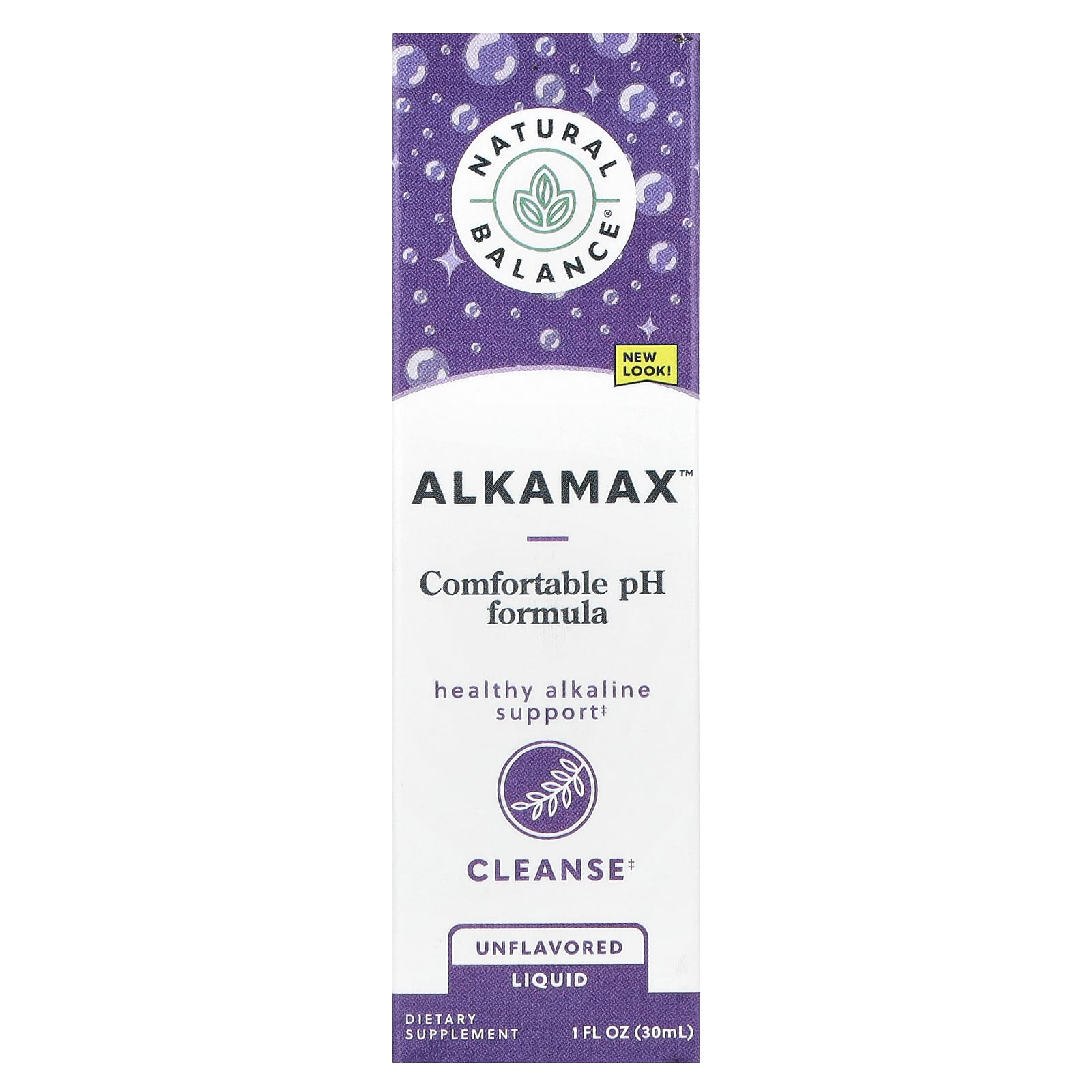 Natural Balance, AlkaMax, средство для ощелачивания организма, без добавок, 30 мл (1 жидк. унция)