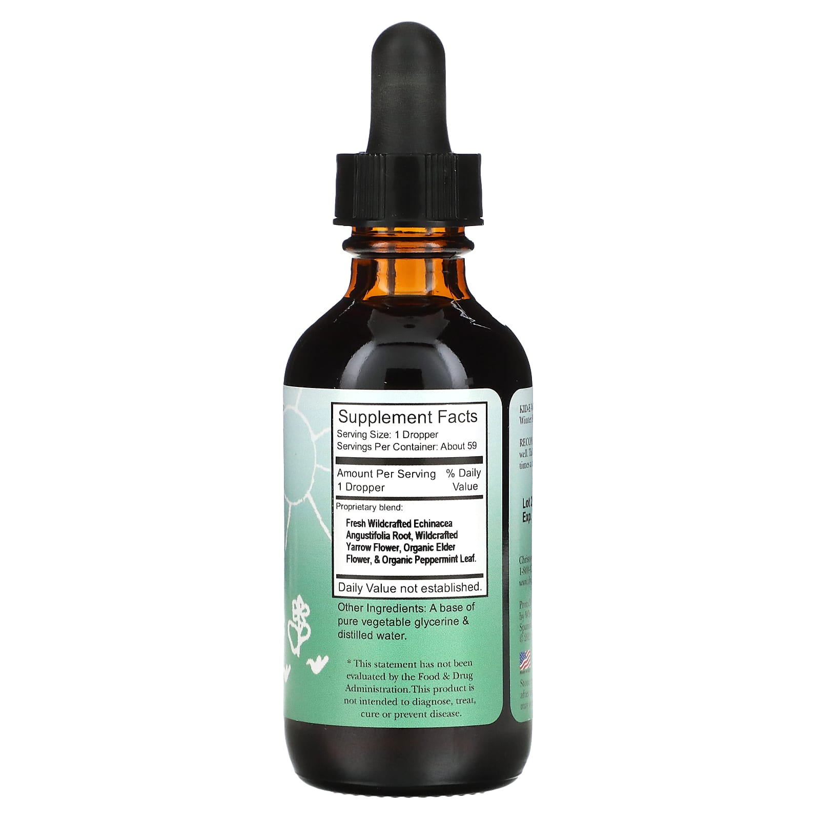 Christopher's Original Formulas, Kid-e-Well, экстракт от простуды, 2 жидкие унции