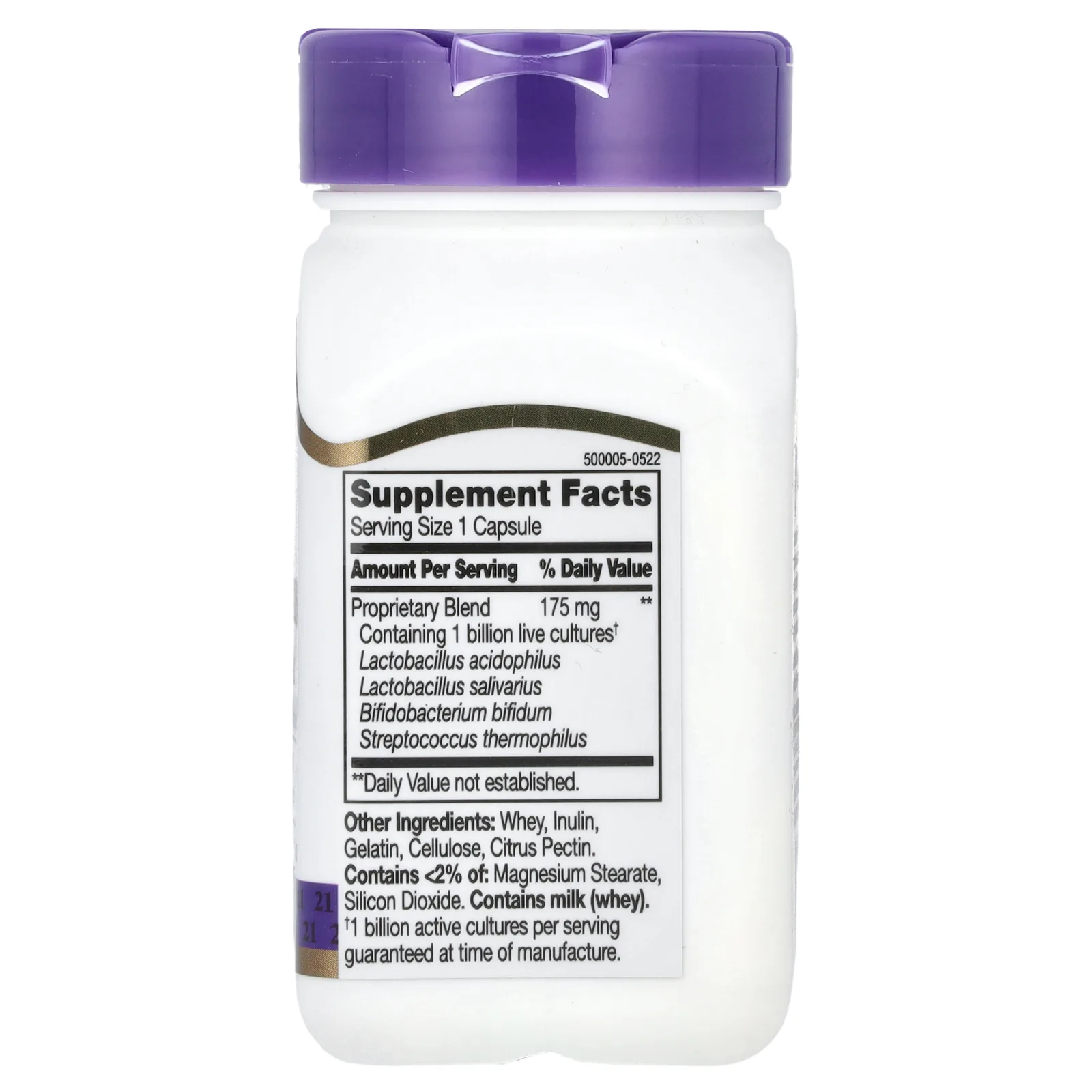 21st Century, Смесь пробиотиков Acidophilus, 100 капсул