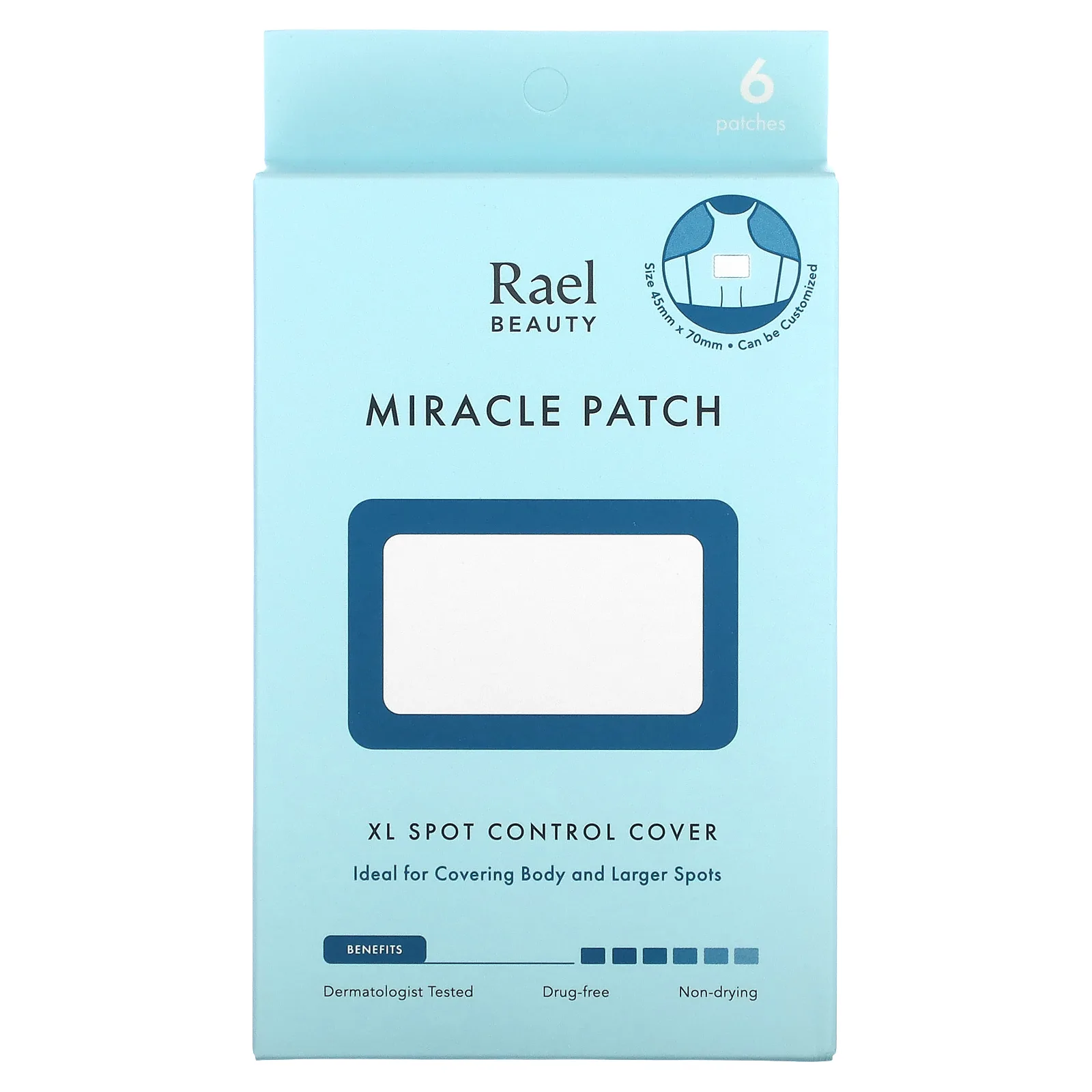 Rael, Beauty, Miracle Patch, покрытие для борьбы с пятнами, XL, 6 патчей