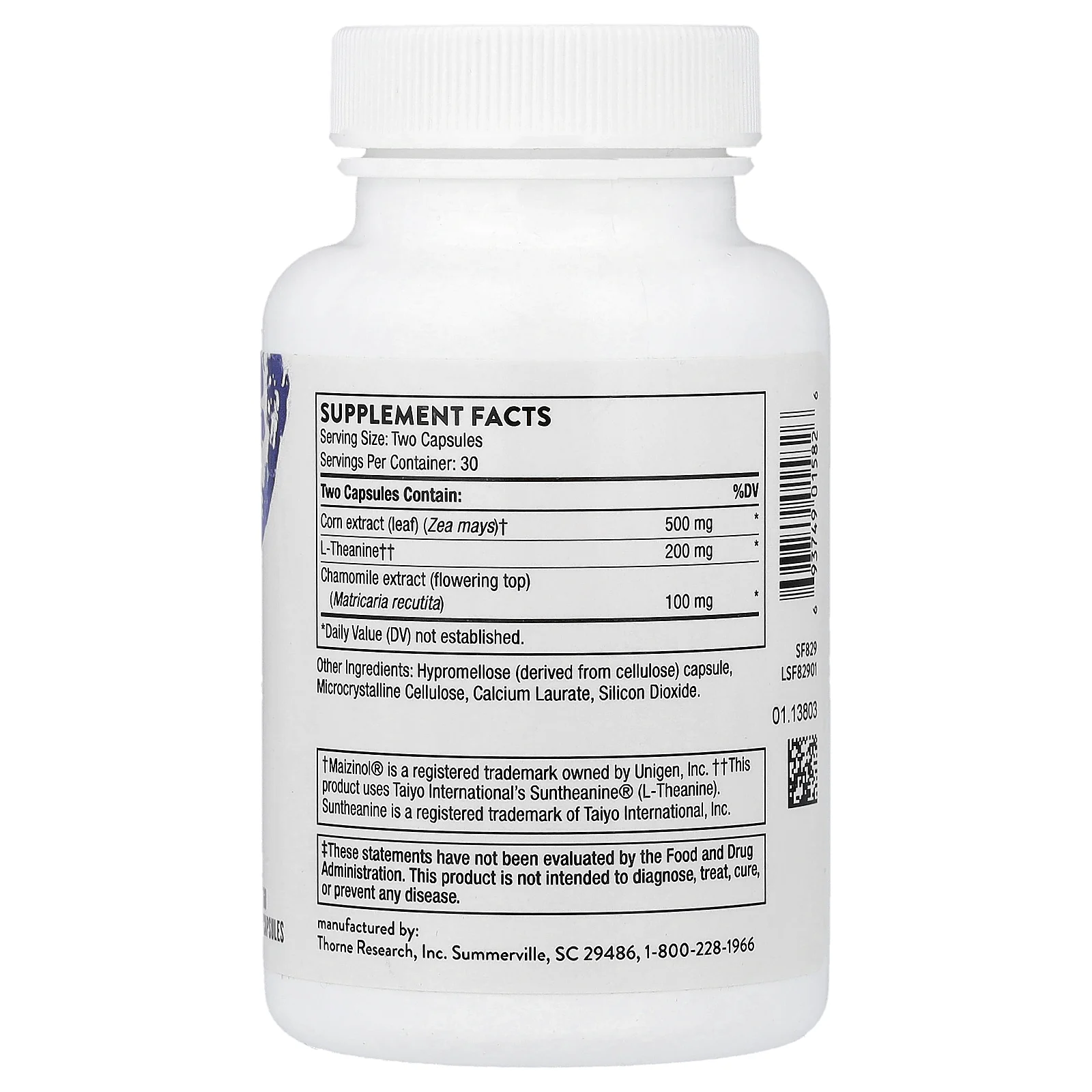 Thorne, комплекс для глубокого сна, 60 капсул