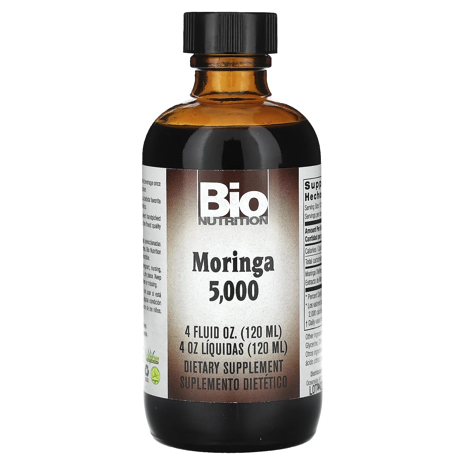 Bio Nutrition, моринга 5000, 120 мл (4 жидк. унции)