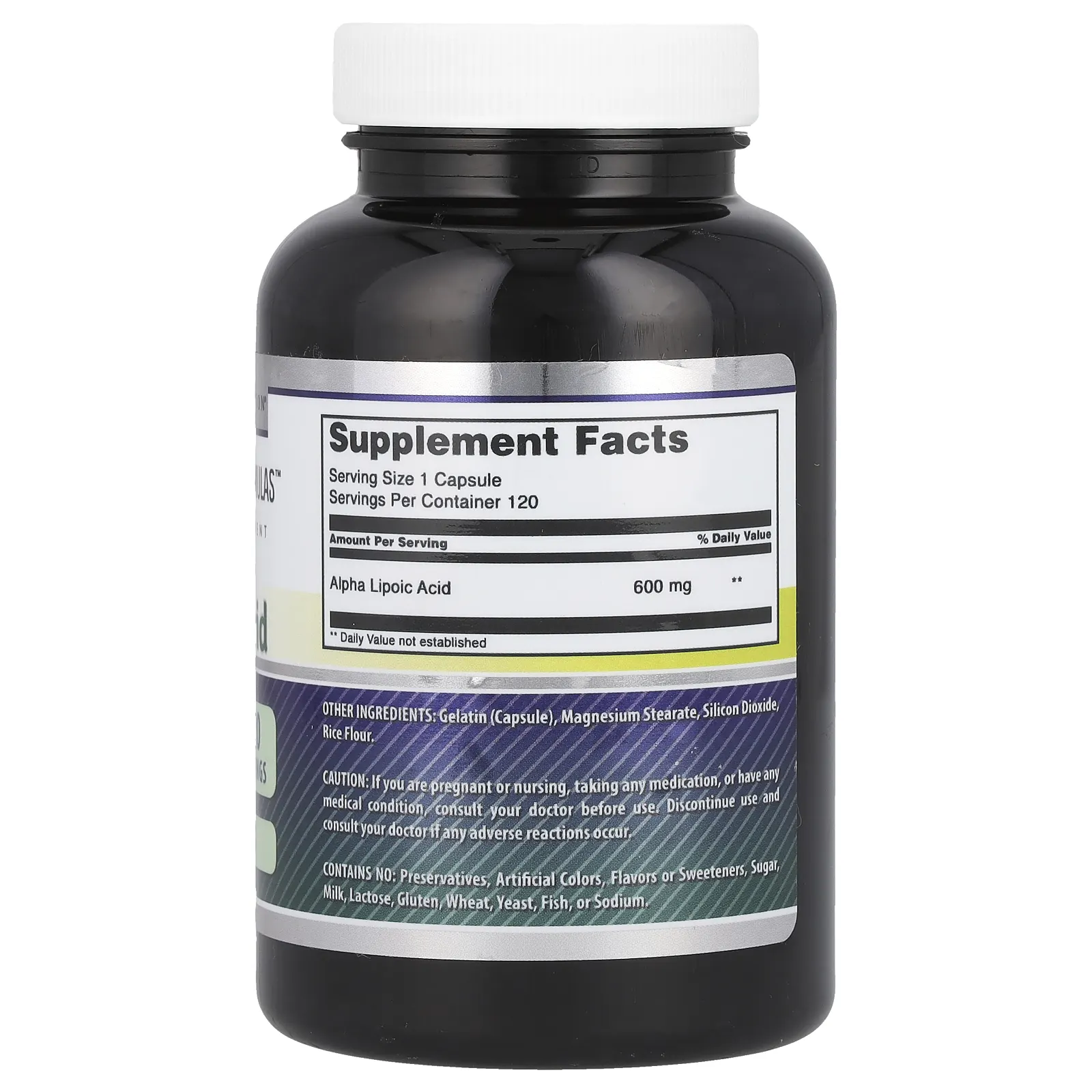 Amazing Nutrition, Альфа-липоевая кислота, 600 мг, 120 капсул