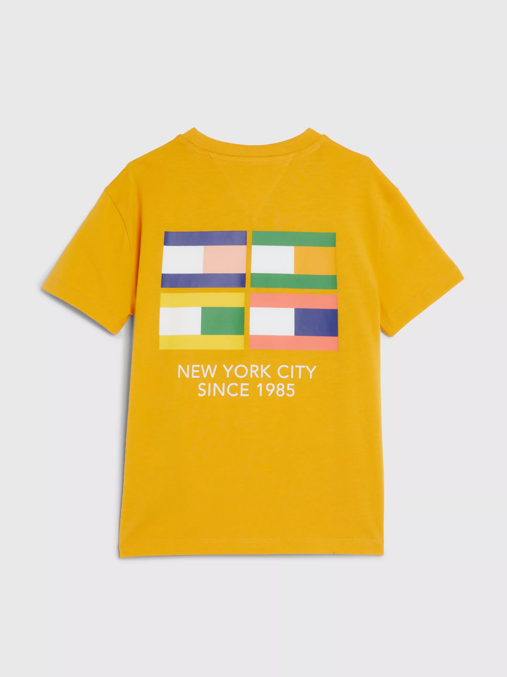 Футболка Tommy Hilfiger для мальчиков, Детская футболка с разноцветными флагами