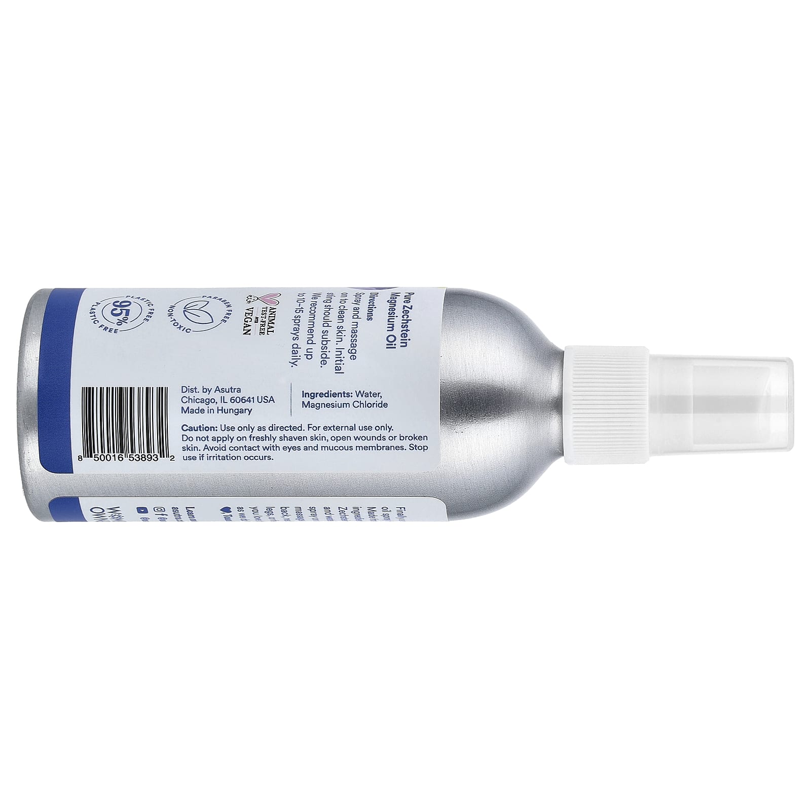 Asutra, Kids, спрей с магниевым маслом для детей, 118 мл (4 жидк. унции)