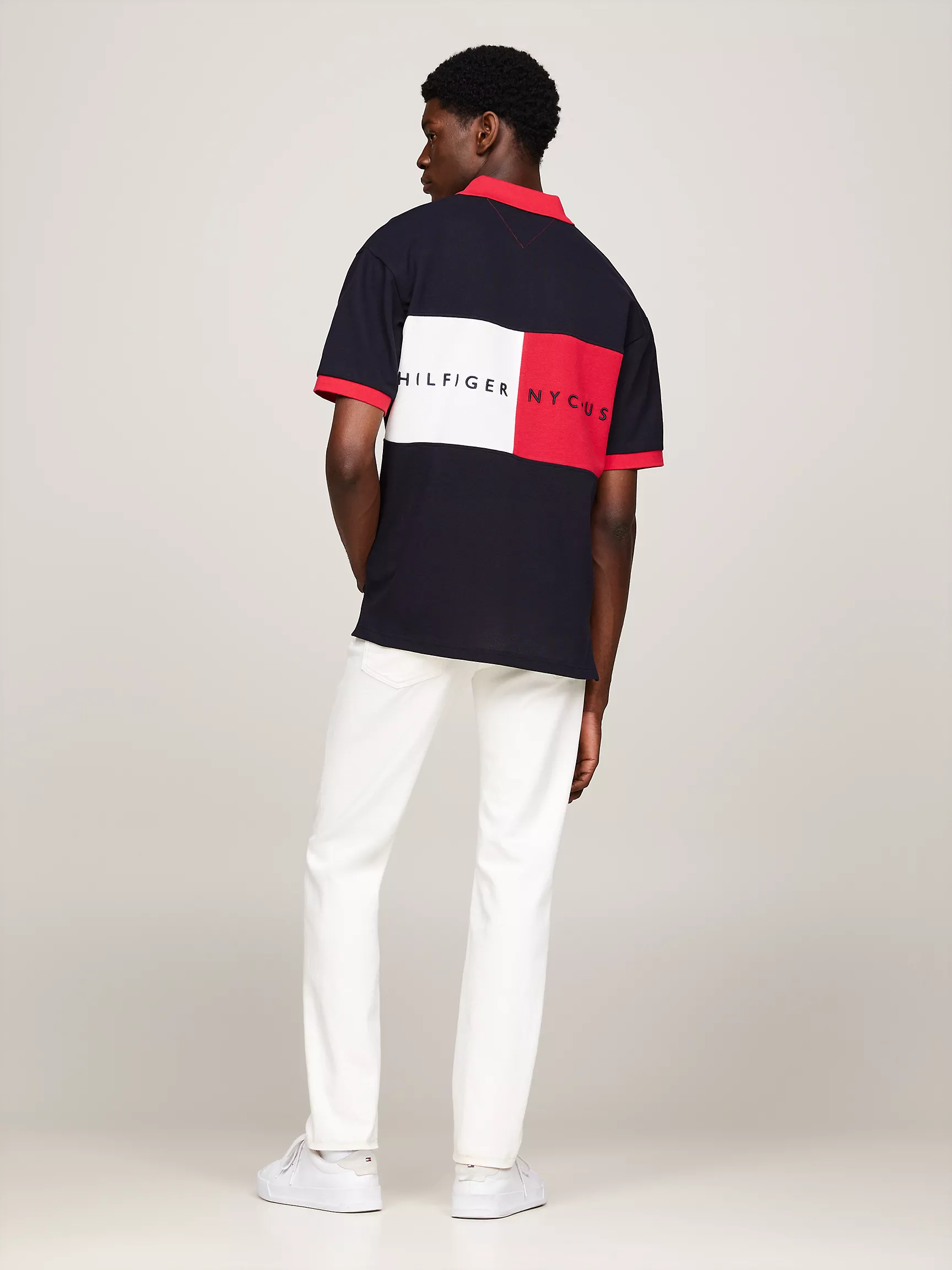 Мужское поло Tommy Hilfiger, Стандартное поло Hilfiger Team с логотипом флага