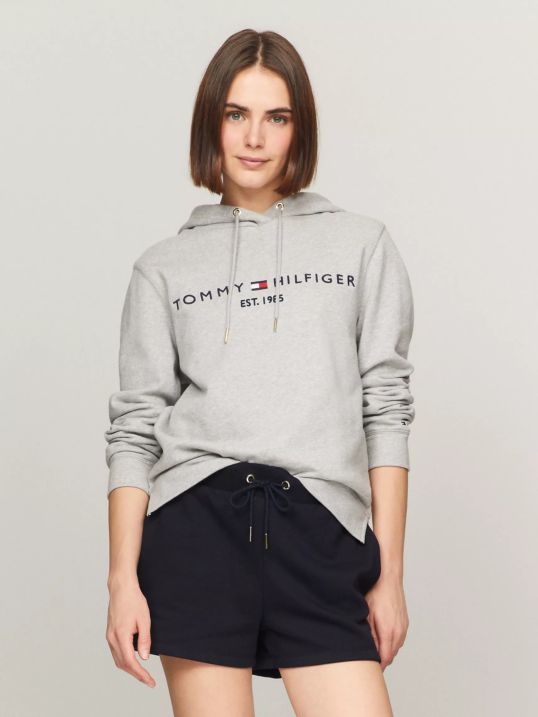 Женское худи Tommy Hilfiger, Худи с вышитым логотипом Tommy