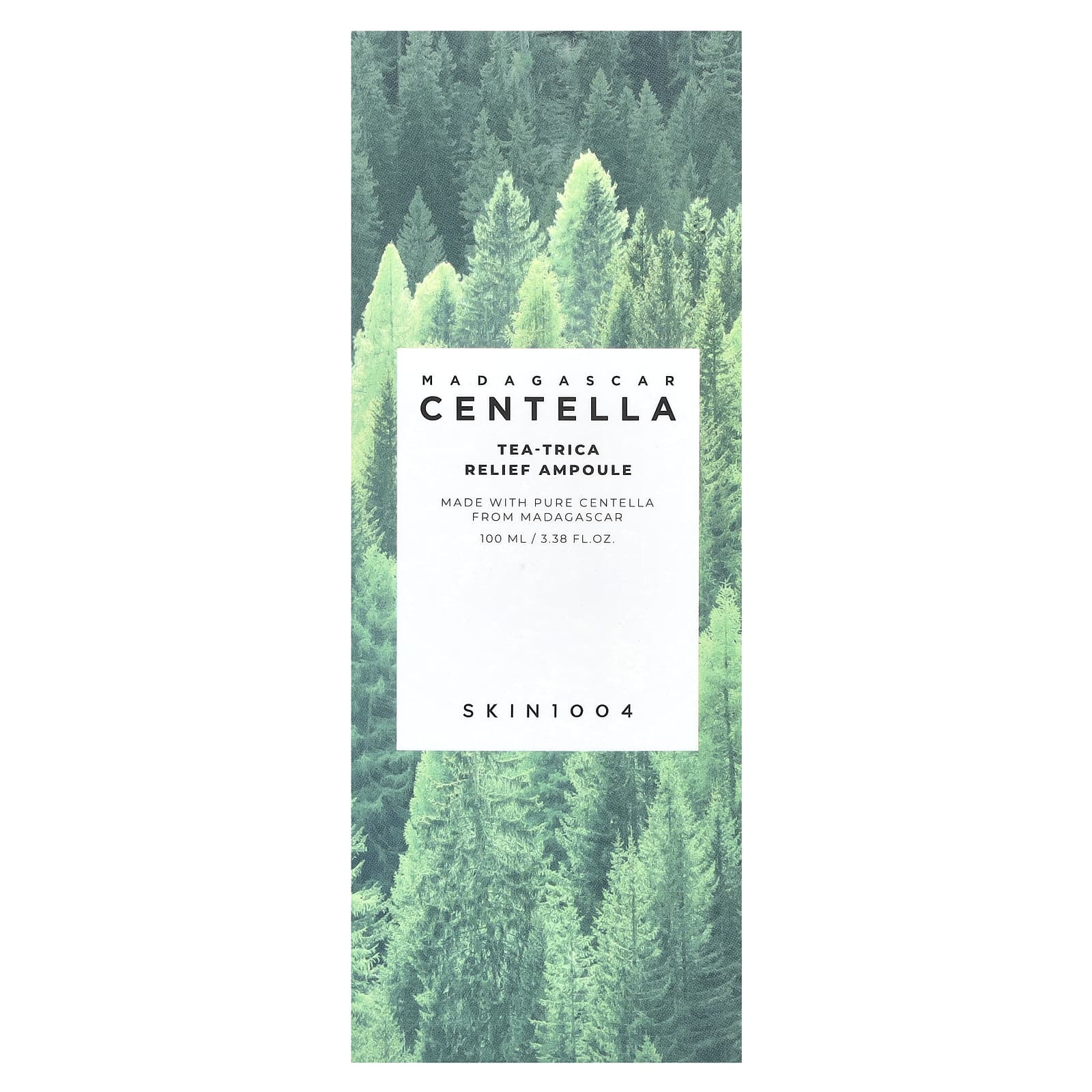 SKIN1004, Madagascar Centella, чайная трика, облегчение, ампула, 100 мл (3,38 жидк. Унции)