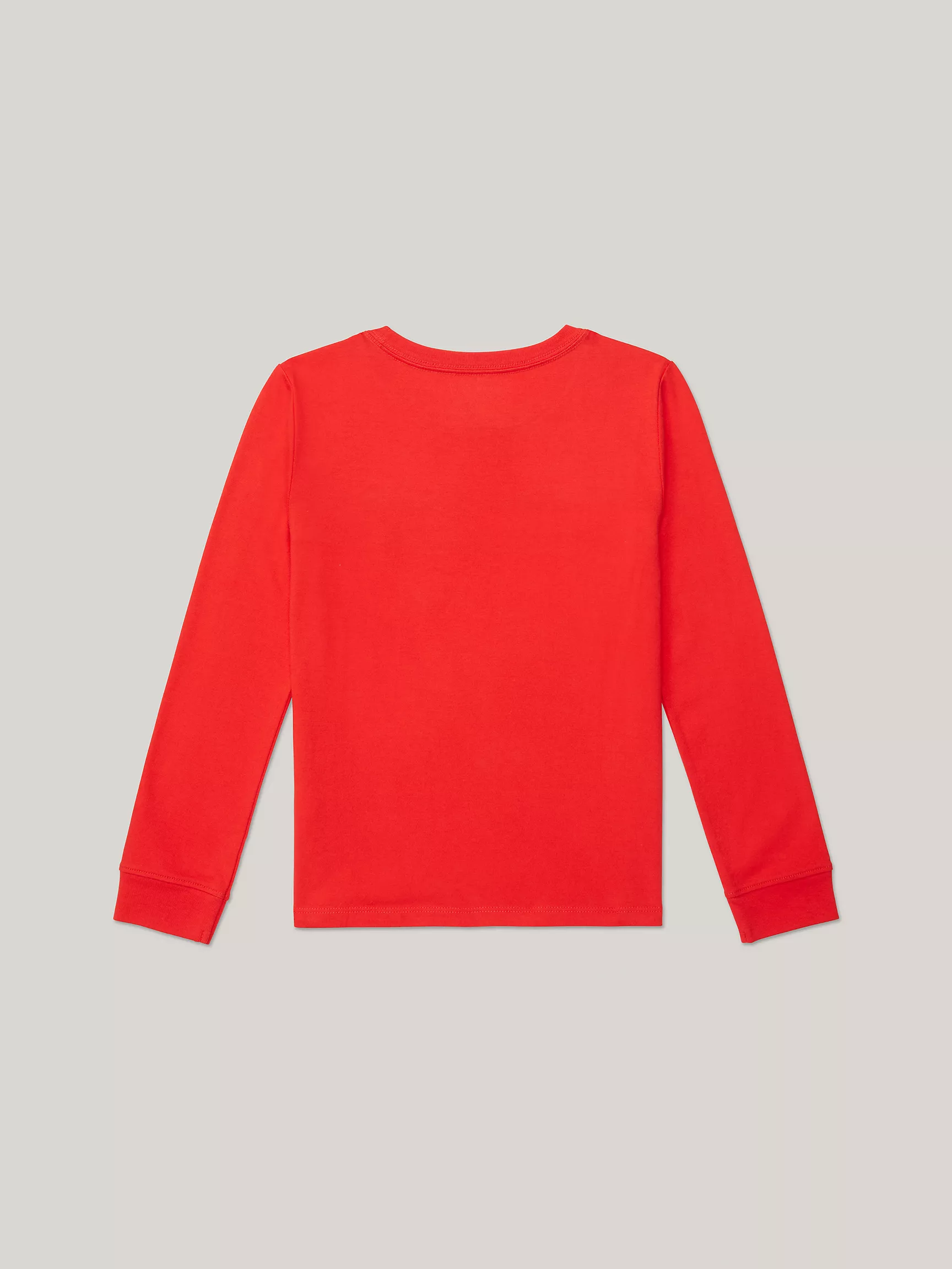 Футболка Tommy Hilfiger для мальчиков, Детская футболка с длинным рукавом и флаговыми полосками