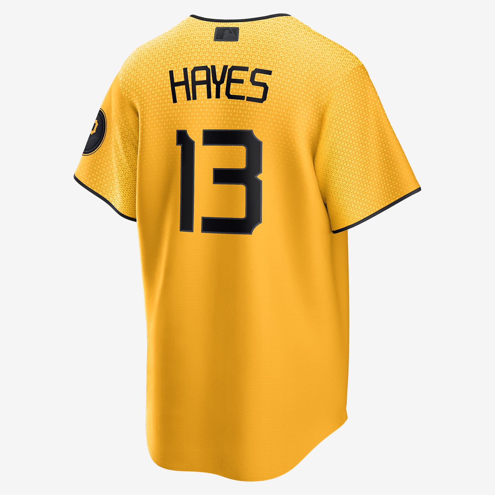 MLB Pittsburgh Pirates City Connect (Ke'Bryan Hayes) Men's Replica Baseball Jersey