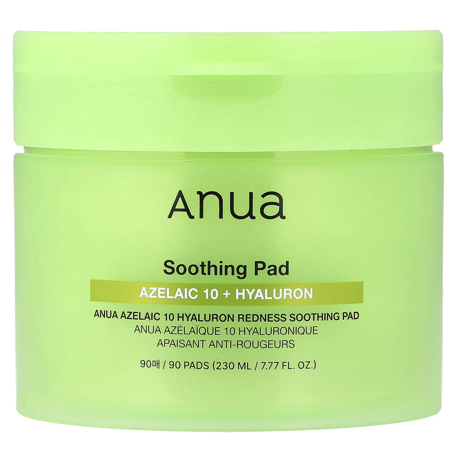 Anua, Azelaic 10, гиалуроновые диски, против покраснений, 90 шт.