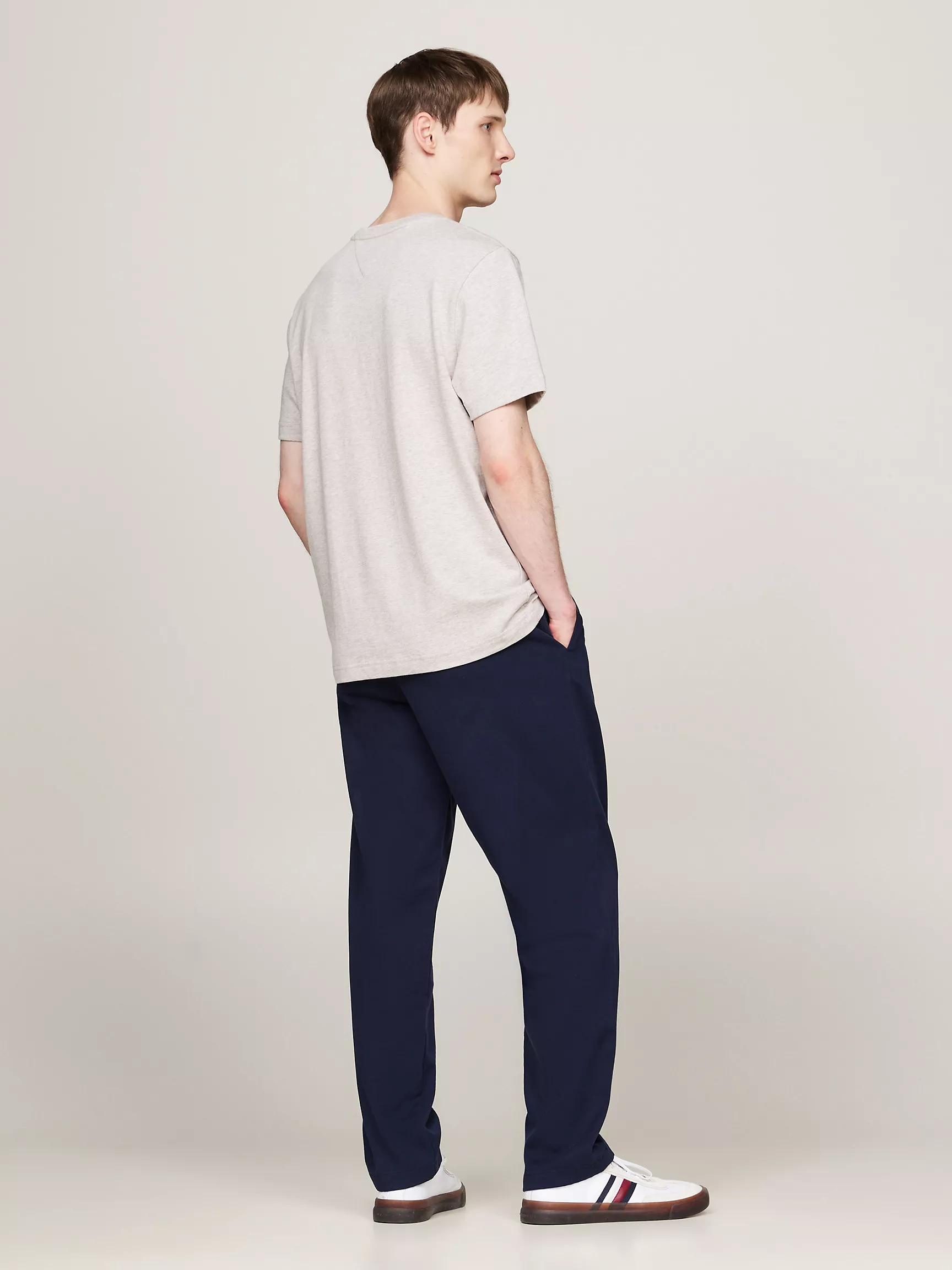 Мужская футболка Tommy Hilfiger, Футболка с вышитым гербом Hilfiger