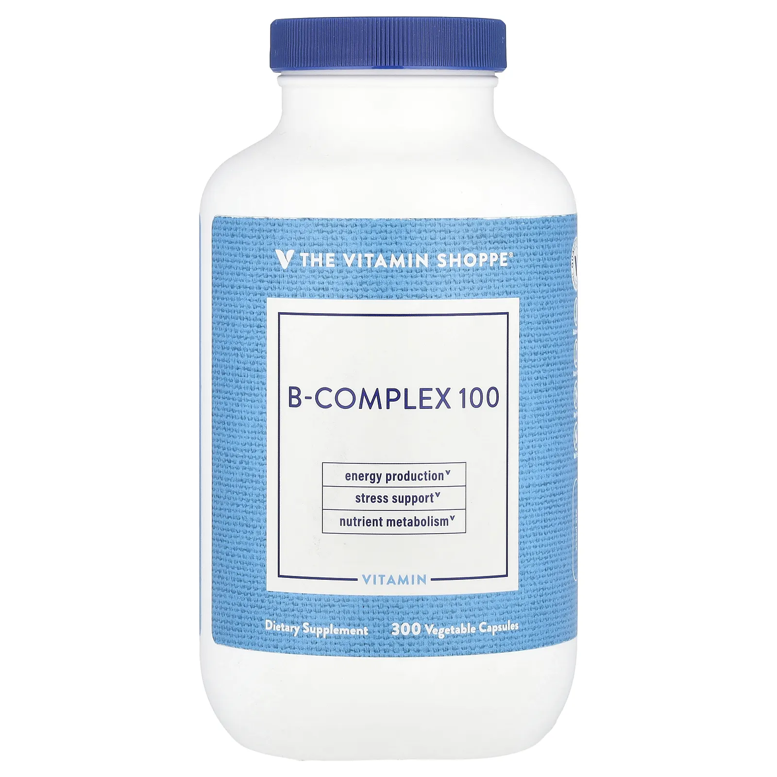 The Vitamin Shoppe, B-Complex 100, 300 растительных капсул