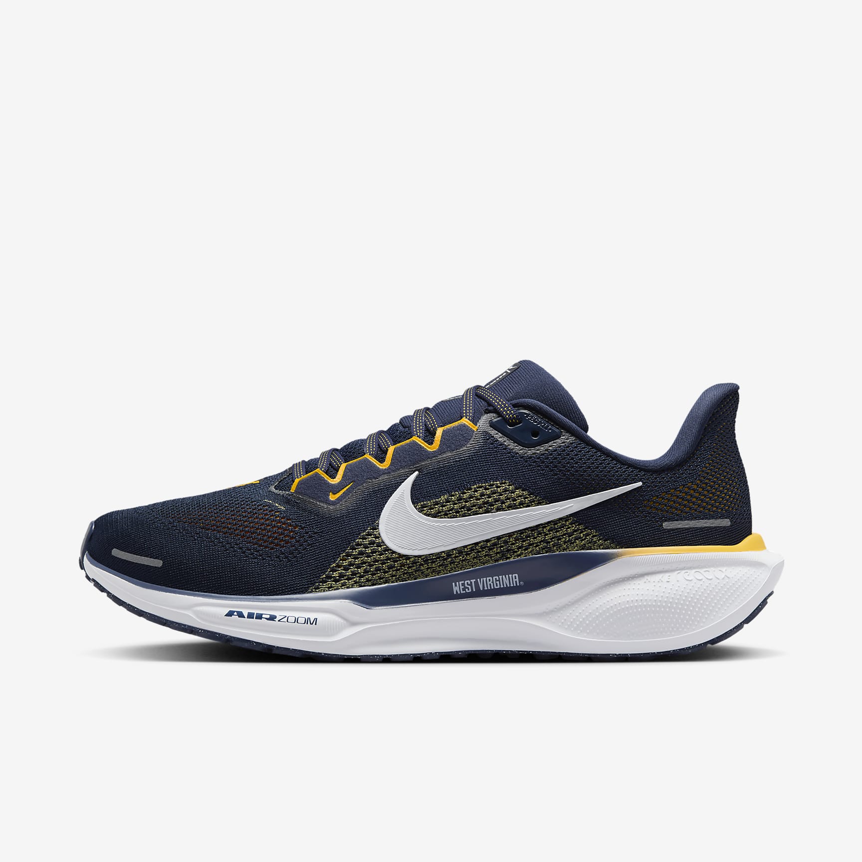 West Virginia Pegasus 41 Men's Nike College Road Running Shoes
