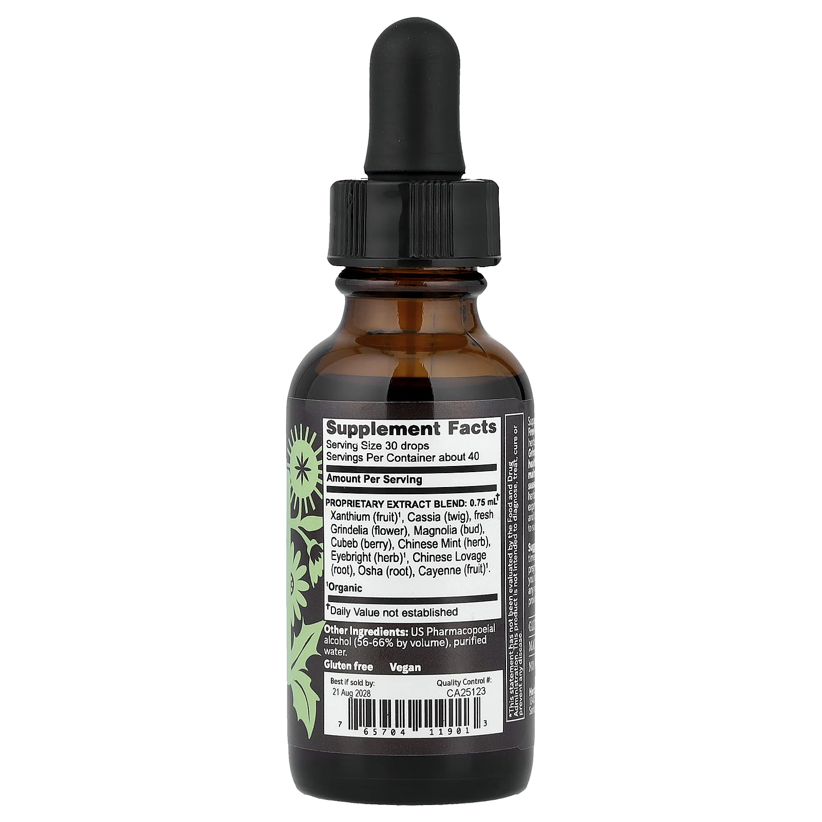 Herbs Etc., Congest Free™, 30 мл (1 жидк. унция)