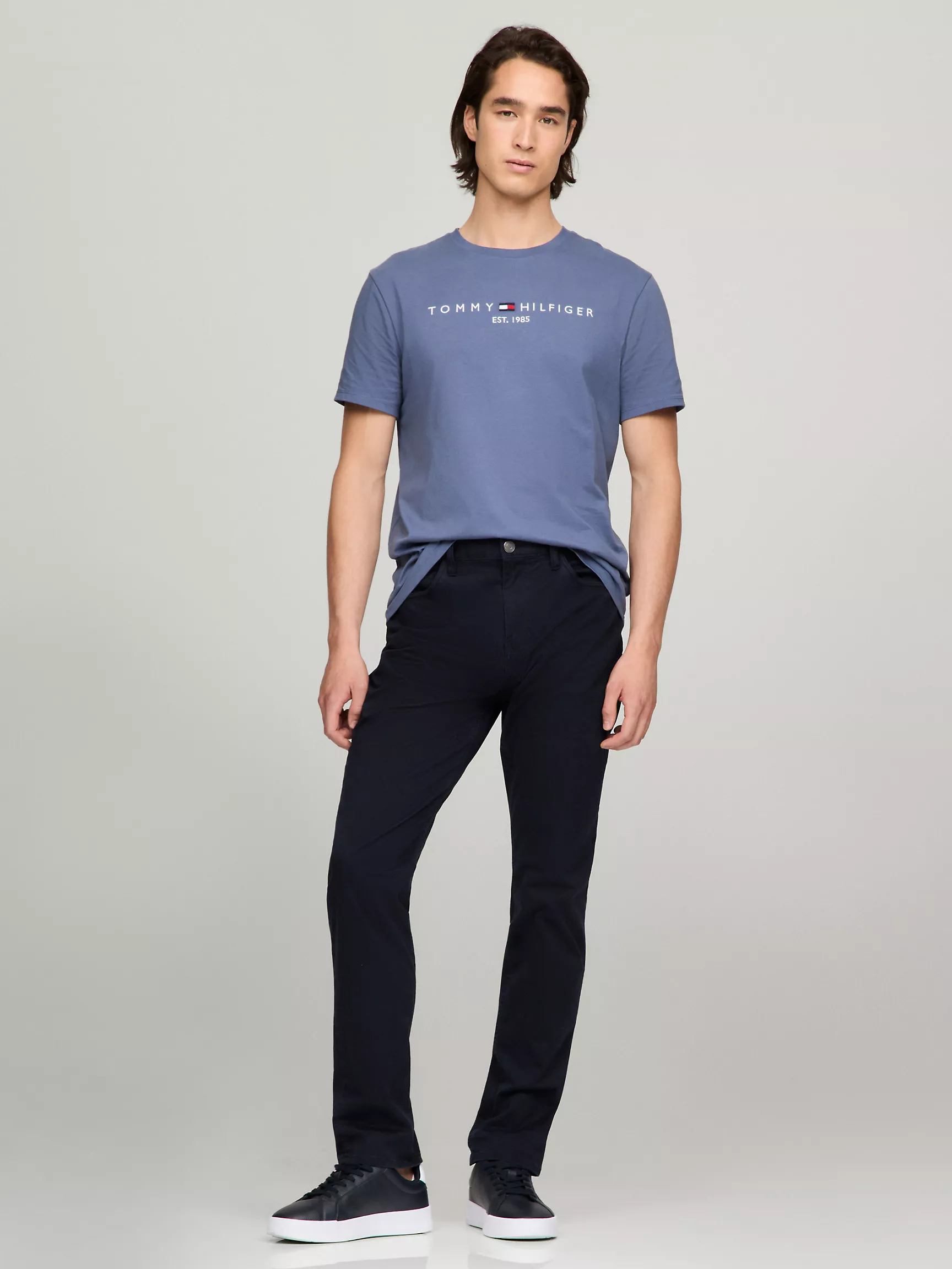 Мужская футболка Tommy Hilfiger, Футболка с вышитым логотипом Tommy