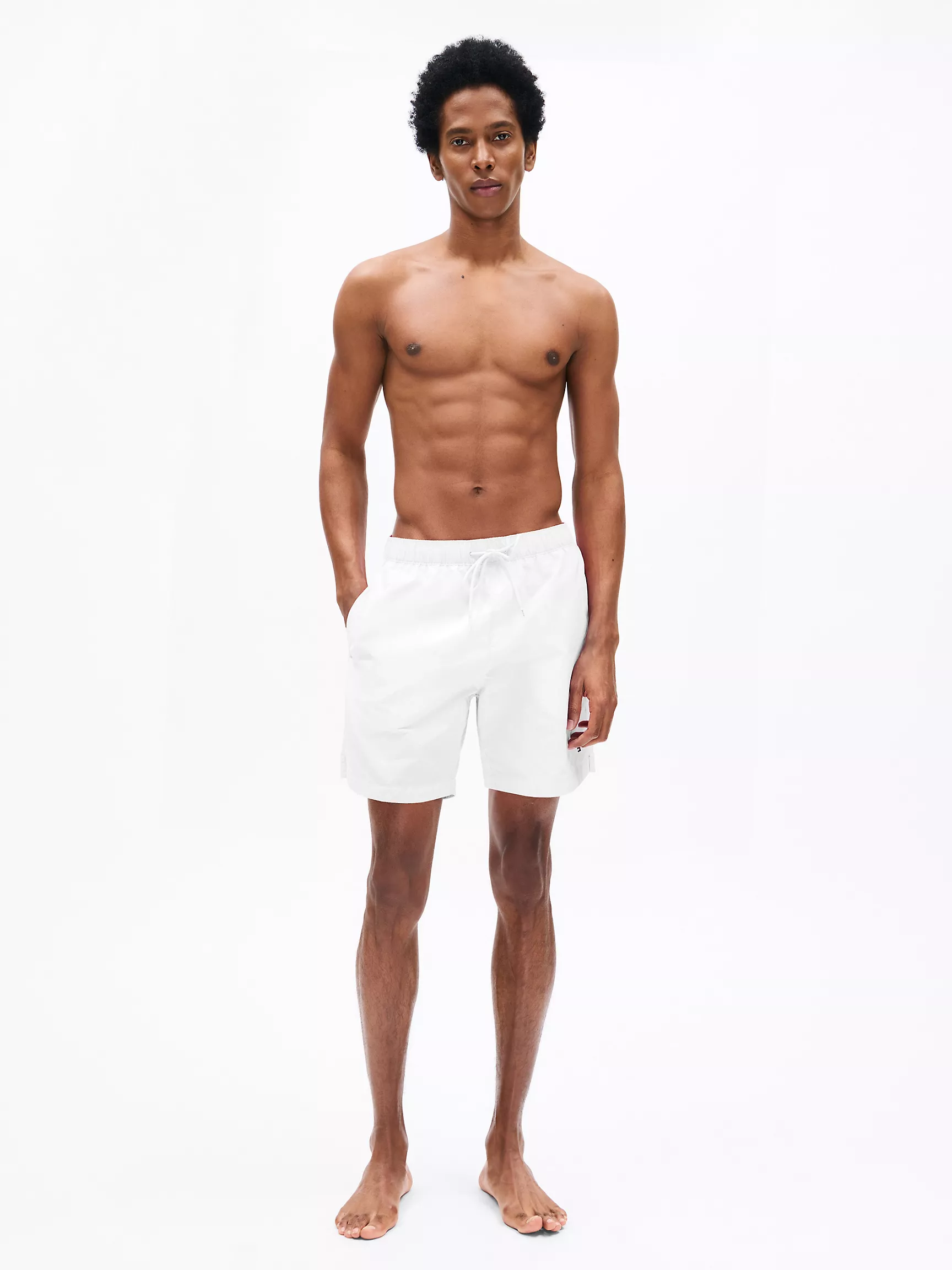 Мужские купальники Tommy Hilfiger, Однотонные плавательные шорты (7 дюймов)