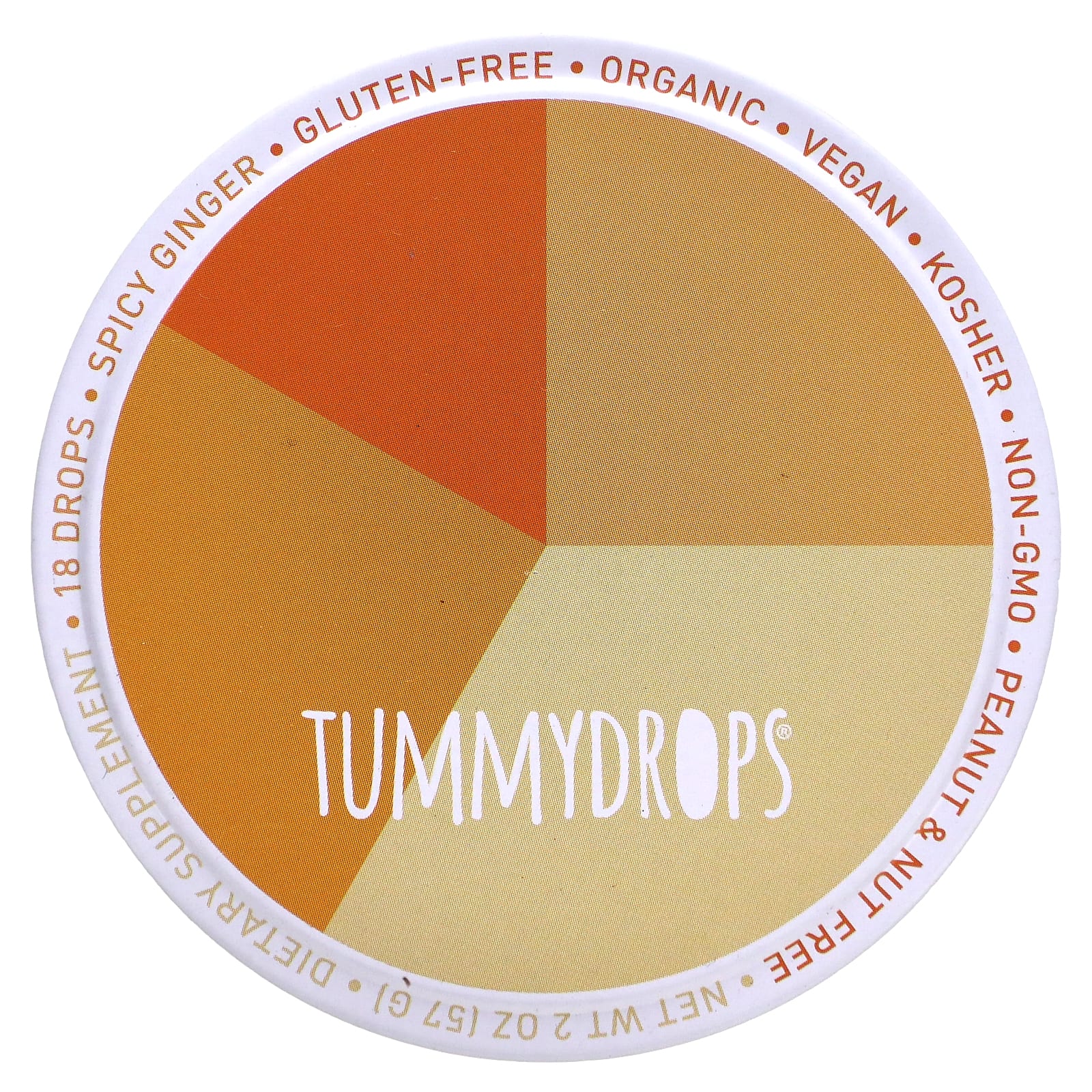 Tummydrops, пряный имбирь, 18 капель