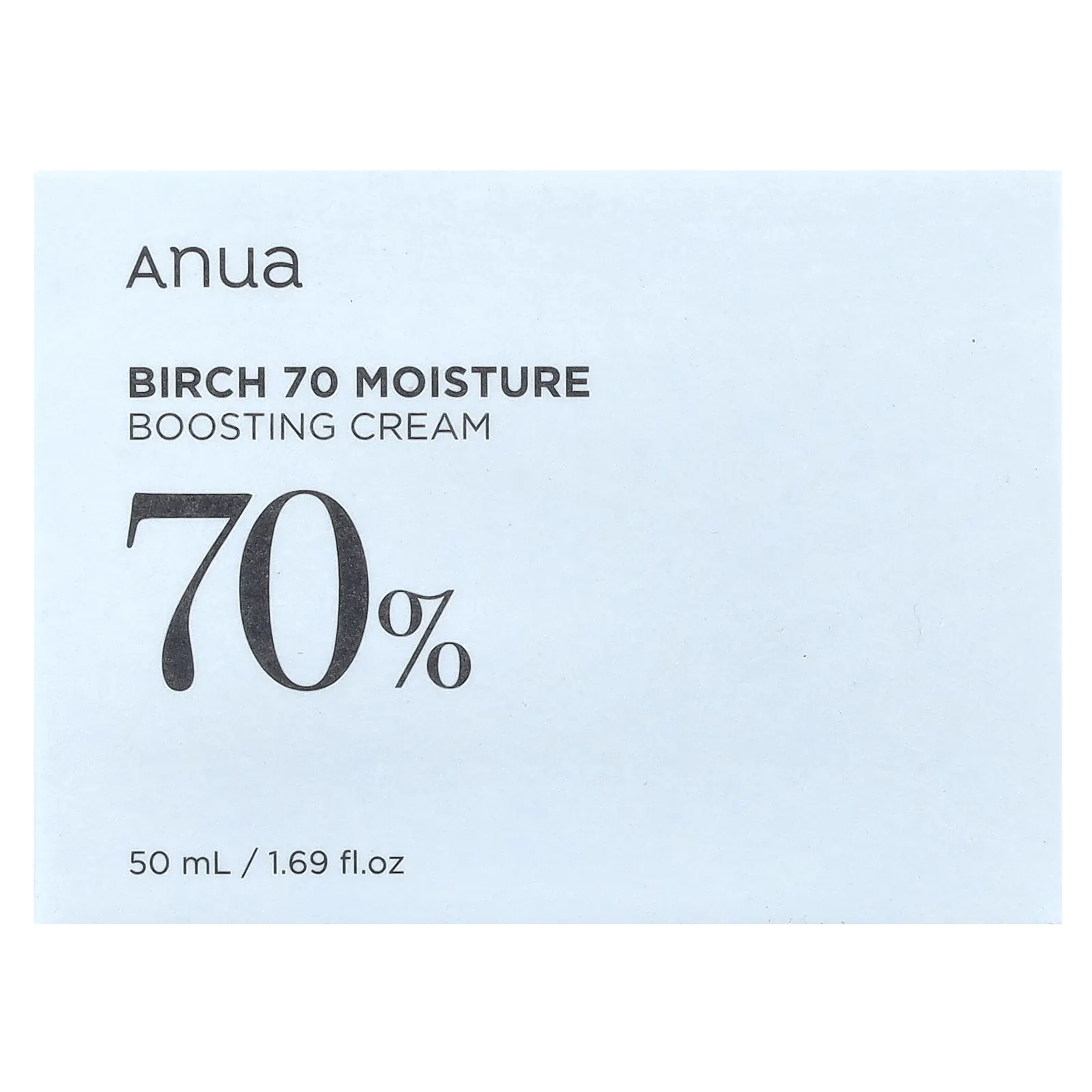 Anua, Увлажняющий крем Birch 70, 50 мл (1,69 жидк. Унции)