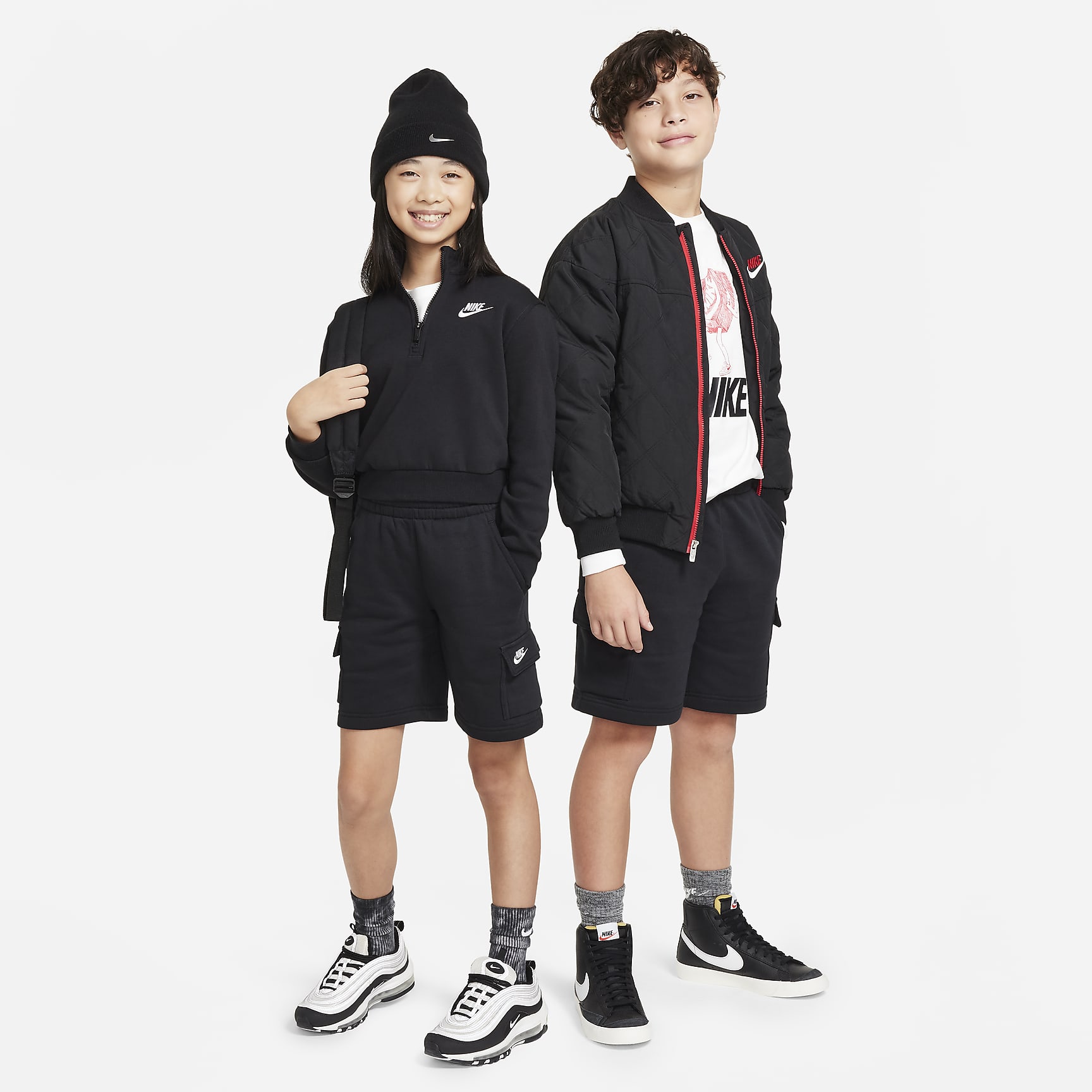 Nike Sportswear Club Fleece Big Kids' Cargo Shorts