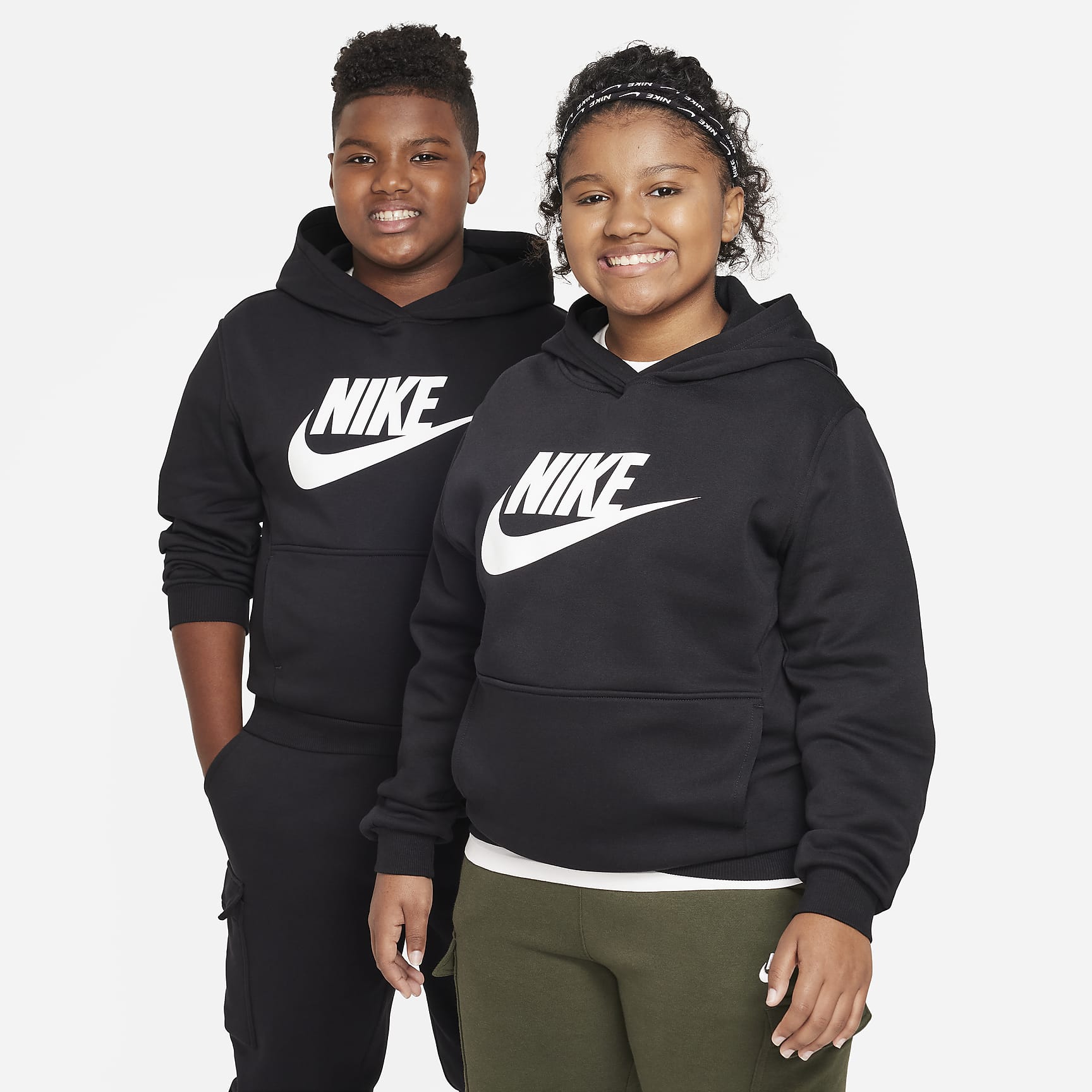 Nike Sportswear Club Fleece Big Kids' Hoodie (Extended Size)