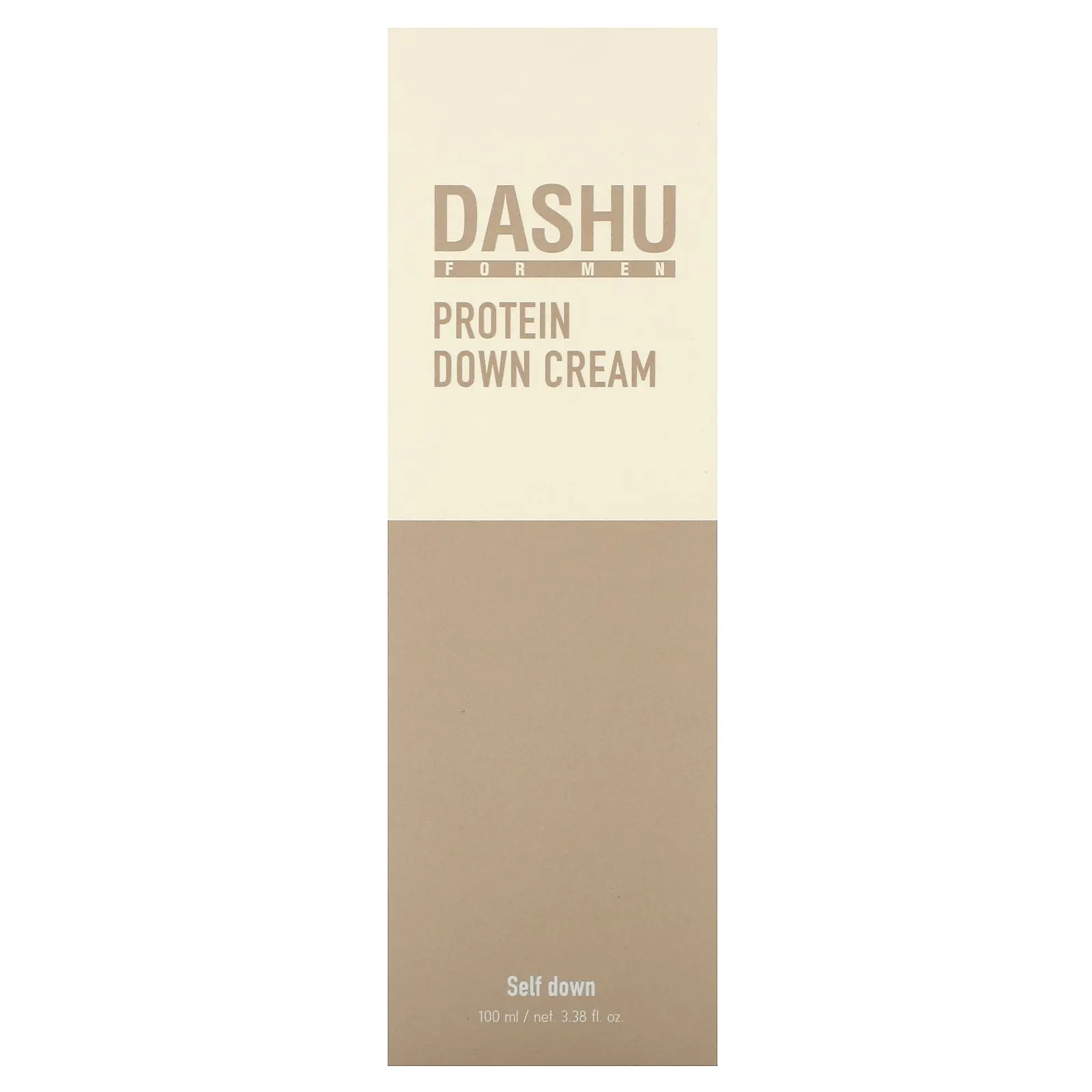Dashu, Для мужчин, протеиновый пуховой крем, 100 мл (3,38 жидк. Унции)