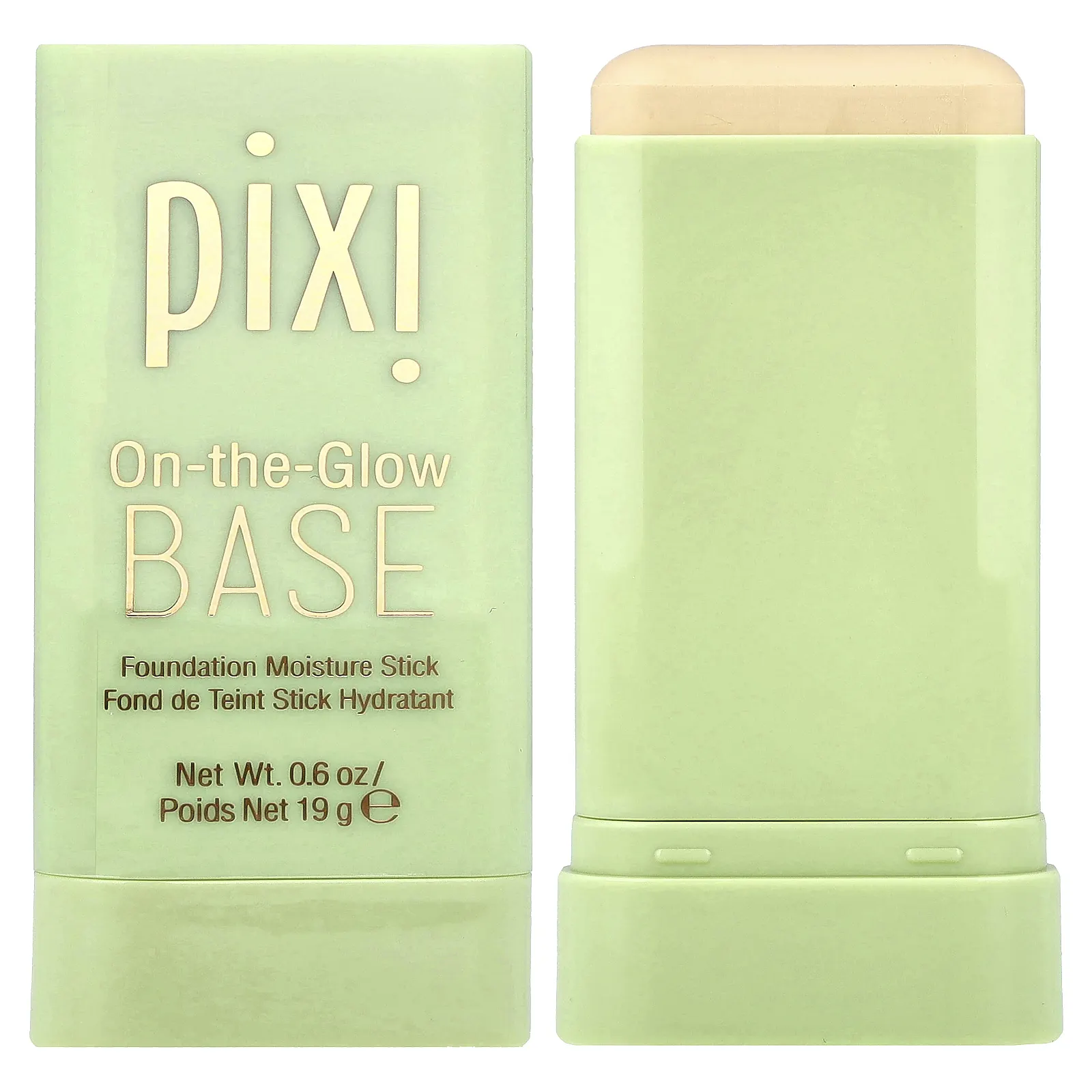 Pixi Beauty, On-The-Glow Base, увлажняющий стик для тональной основы, светлый, 19 г (0,6 унции)