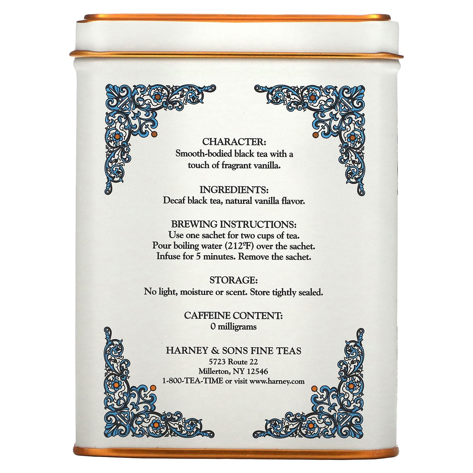 Harney & Sons, HT Tea Blend, чай со вкусом коморской ванили, 20 чайных саше, 40 г (1,4 унции)