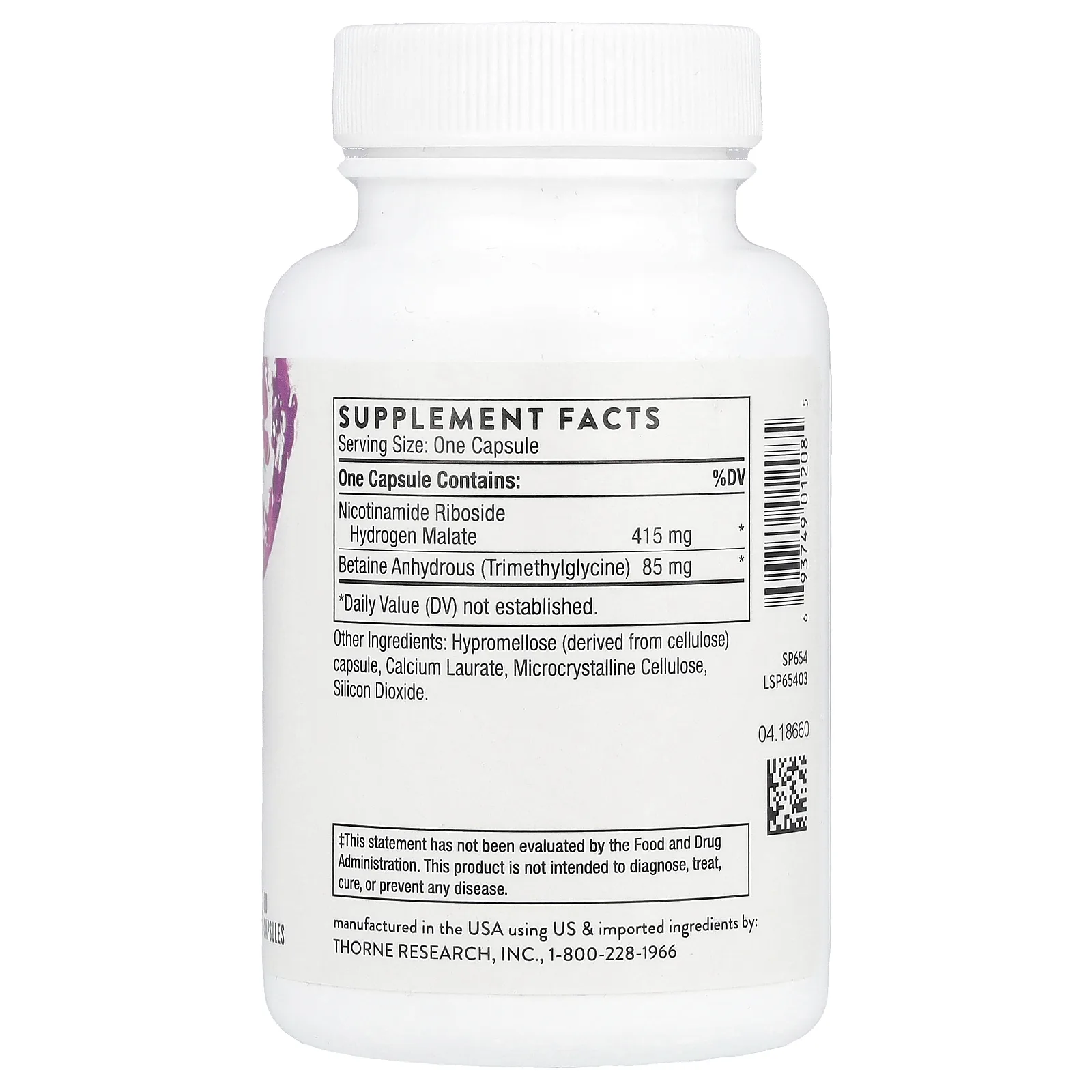 Thorne, NiaCel 400, 60 капсул