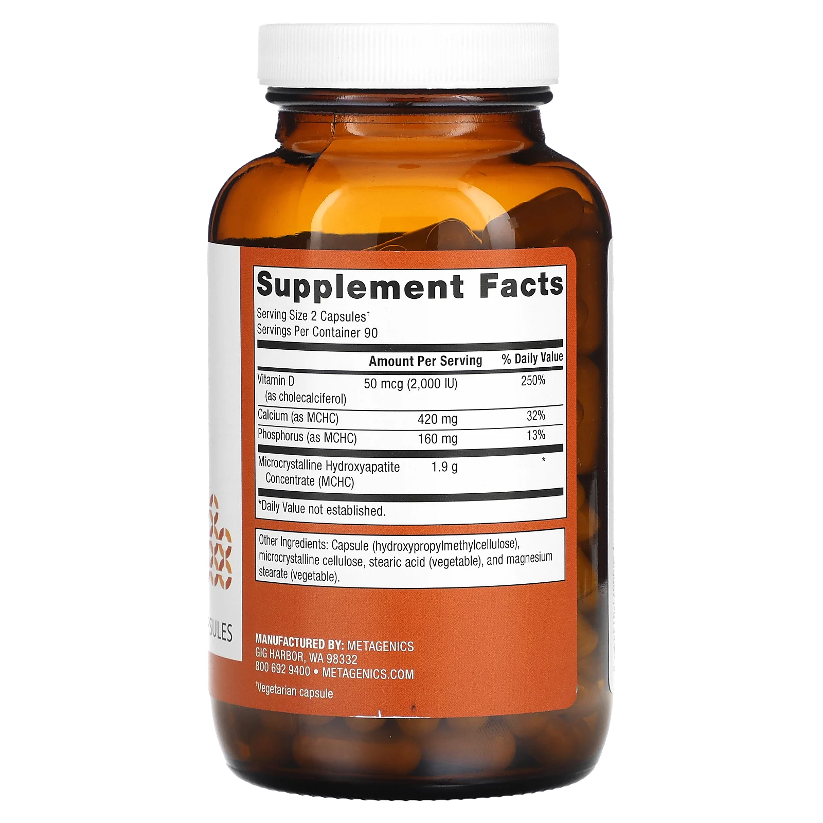 Metagenics, Bone Builder Forte, 180 капсул