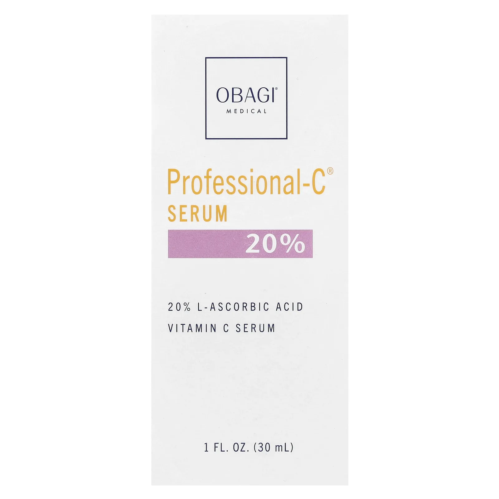 Obagi, Professional-C®, сыворотка 20%, 30 мл (1 жидк. Унция)