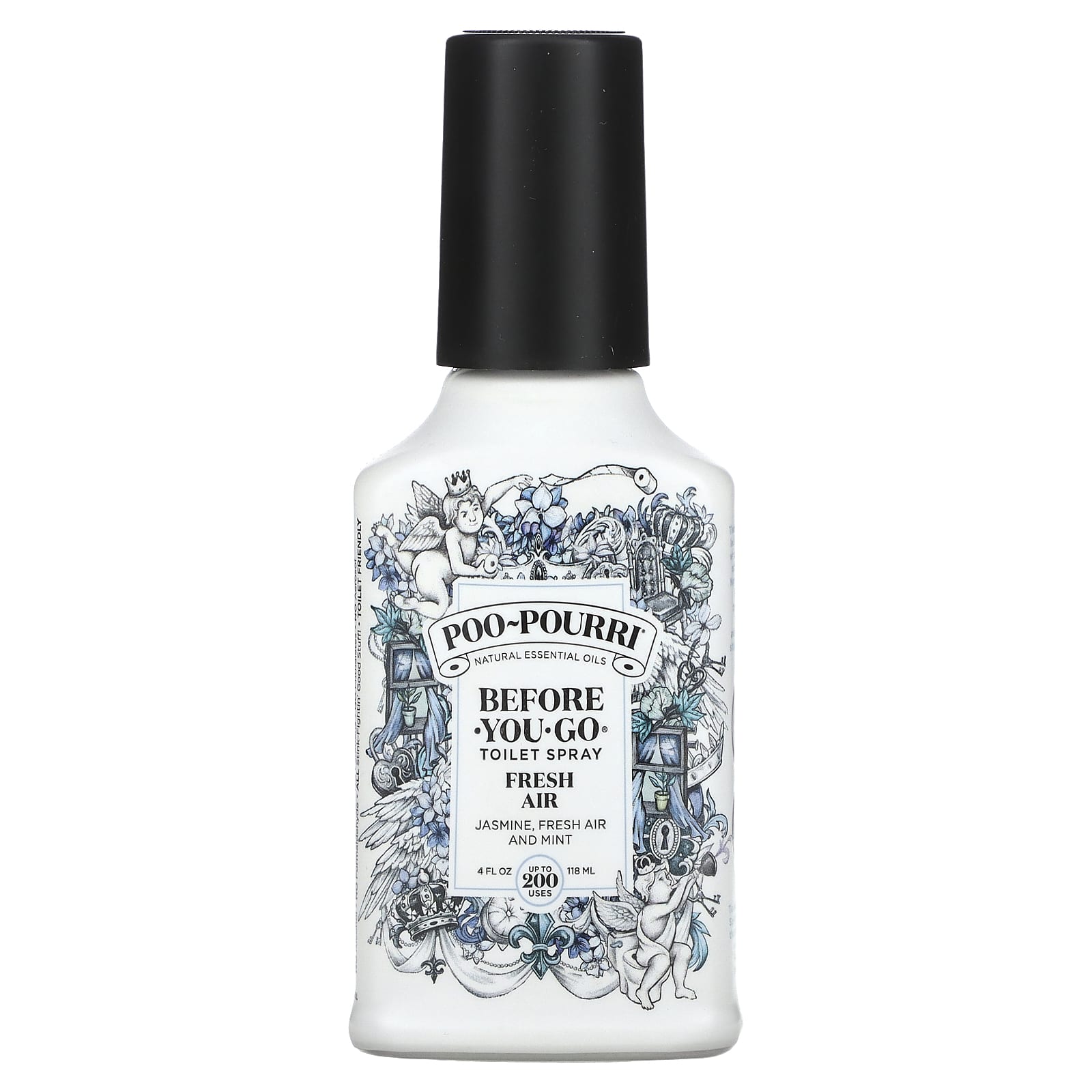 Poo-Pourri, Спрей для туалета Before-You-Go, свежий воздух, 118 мл (4 жидк. Унции)