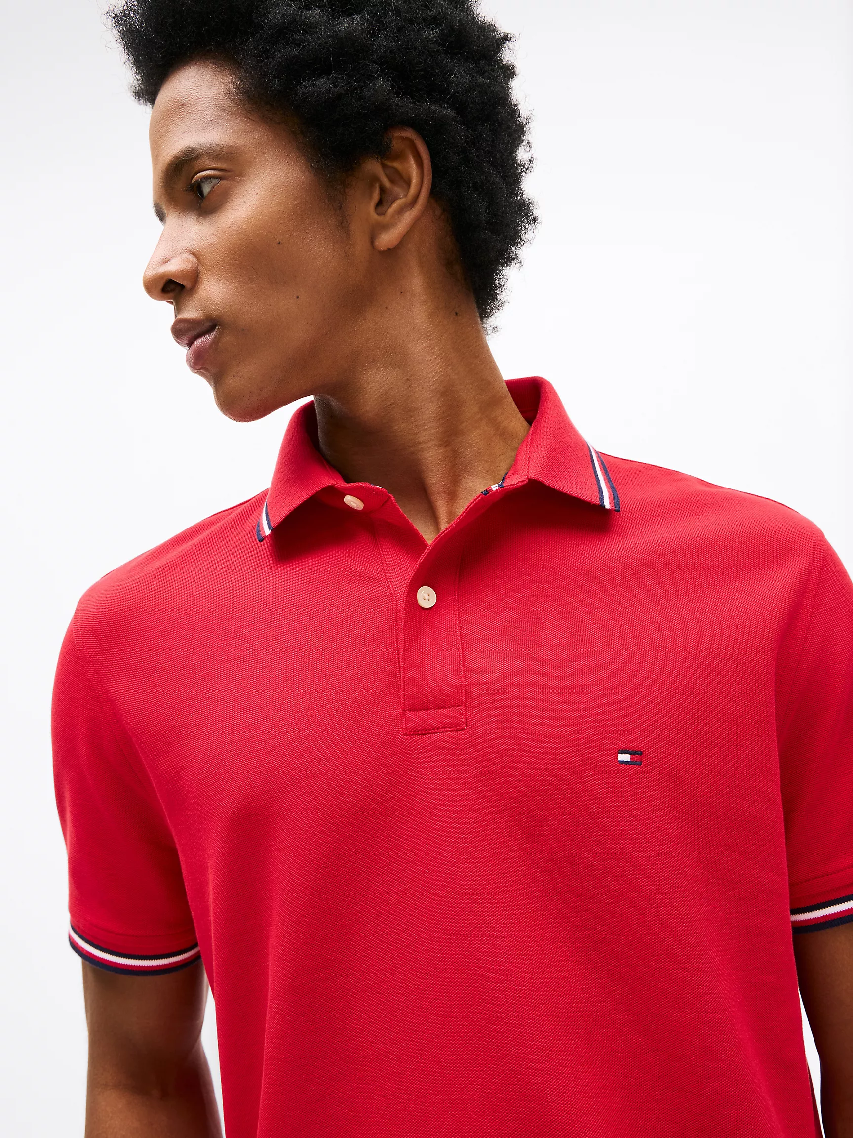 Мужское поло Tommy Hilfiger, Влагоотводящее поло Tommy стандартного кроя