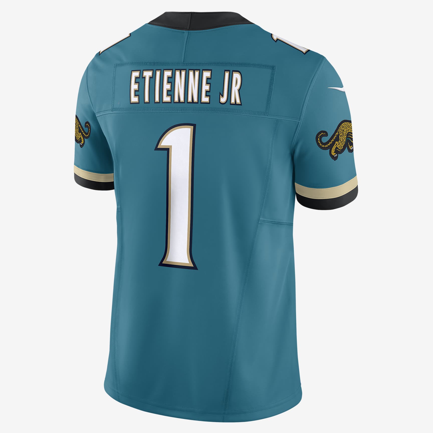 Travis Etienne Jr. Jacksonville Jaguars Men's Nike Dri-FIT NFL Limited Football Jersey