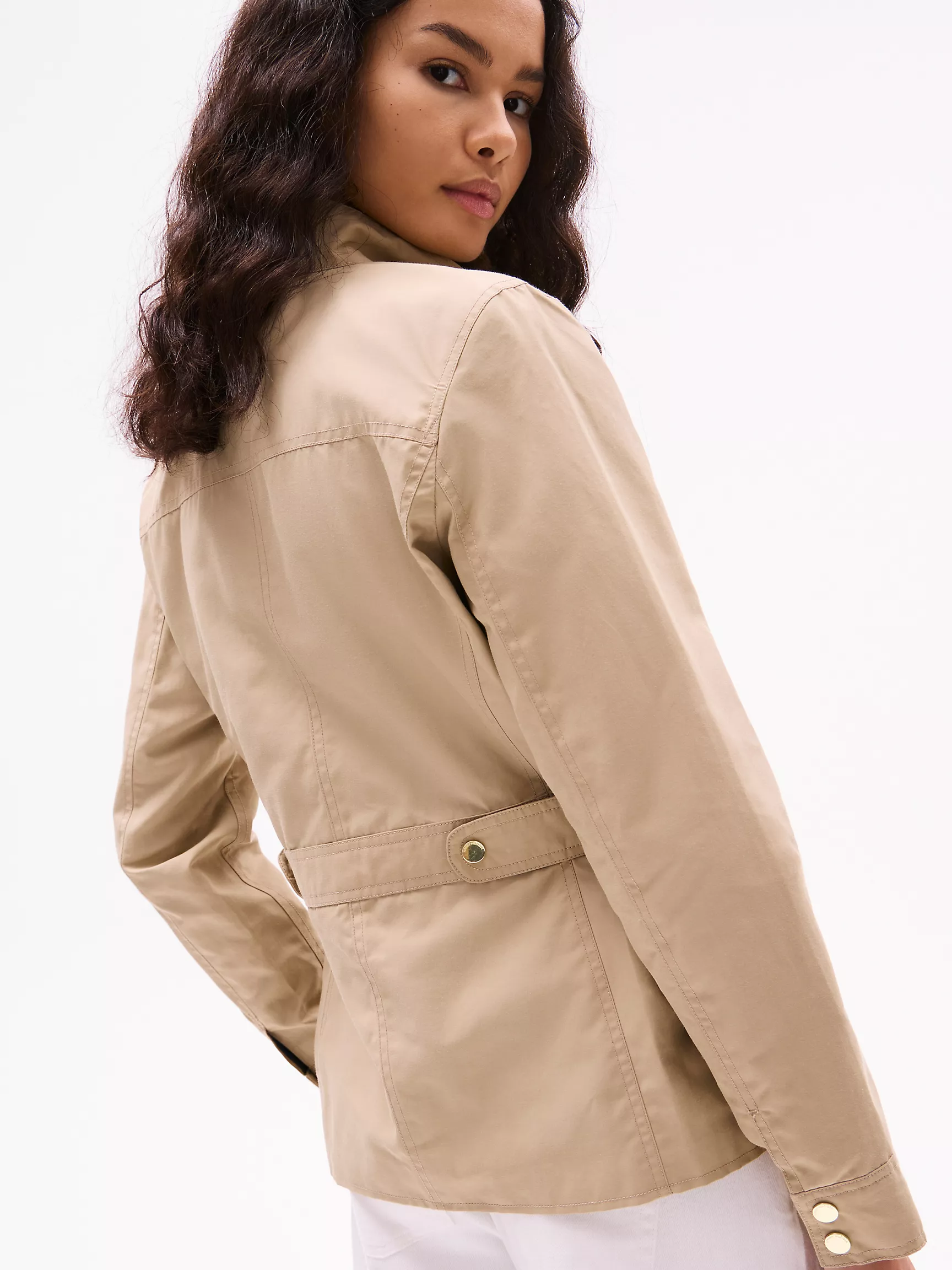 Женская куртка Tommy Hilfiger, Вощёная утилитарная куртка