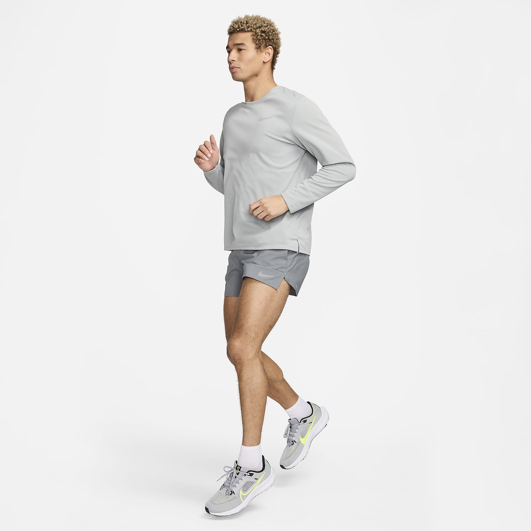 Nike Miler Men's Dri-FIT UV Long-Sleeve Running Top