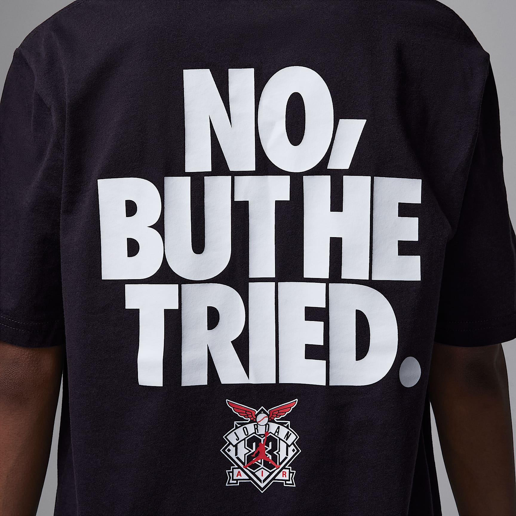 Jordan Big Kids' "But He Tried" T-Shirt