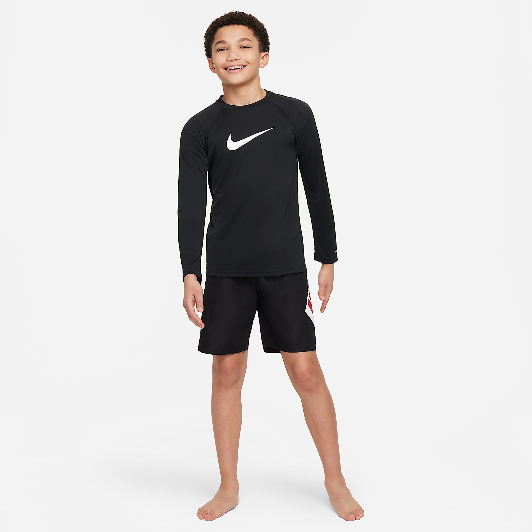Nike Swim Big Kids' (Boys') Long-Sleeve Hydroguard