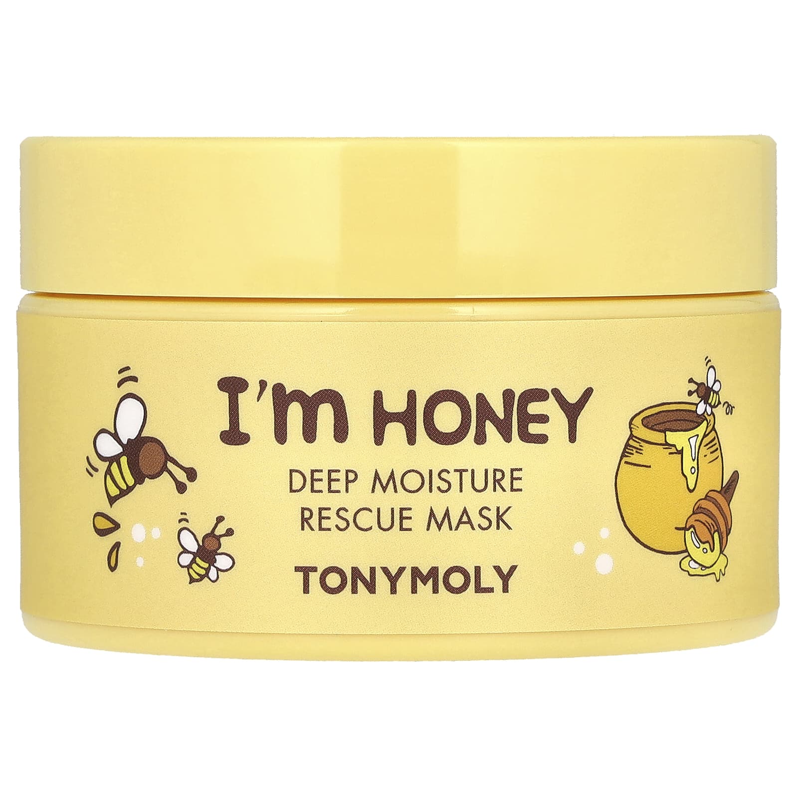 Tony Moly, I'm Honey, восстанавливающая маска для глубокого увлажнения, 100 г (3,52 унции)