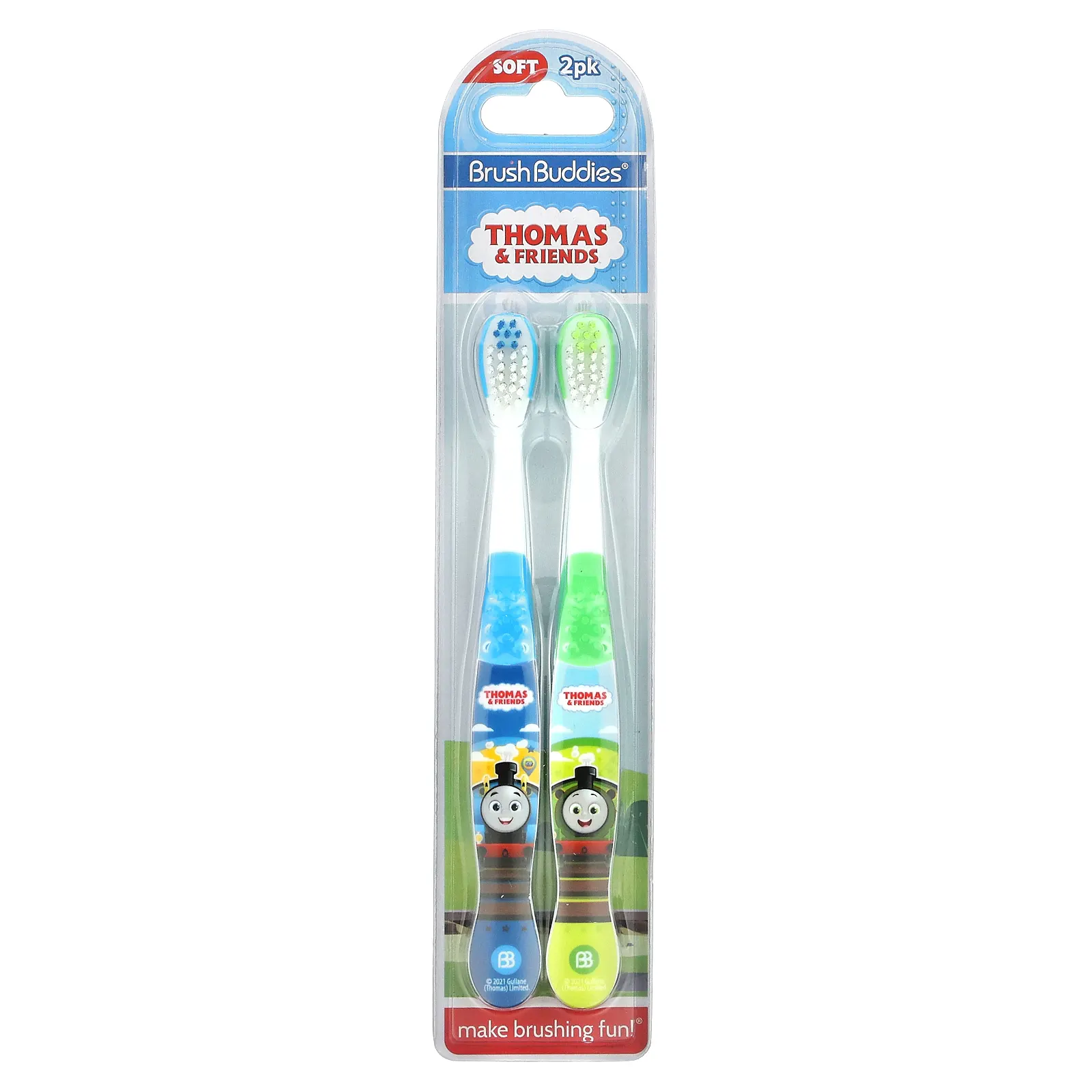 Brush Buddies, Зубная щетка  Томас и друзья , 2 штуки в наборе