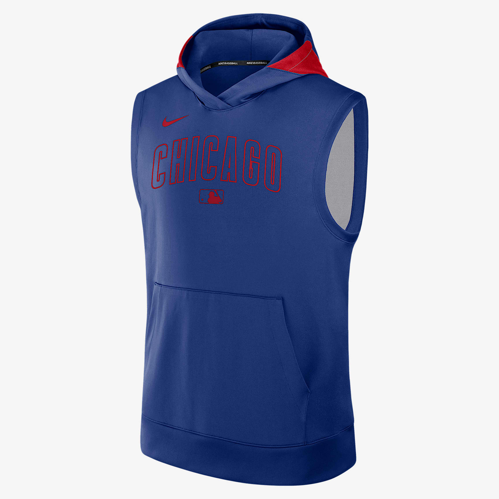 Chicago Cubs Authentic Collection Men’s Nike Dri-FIT MLB Sleeveless Pullover Hoodie