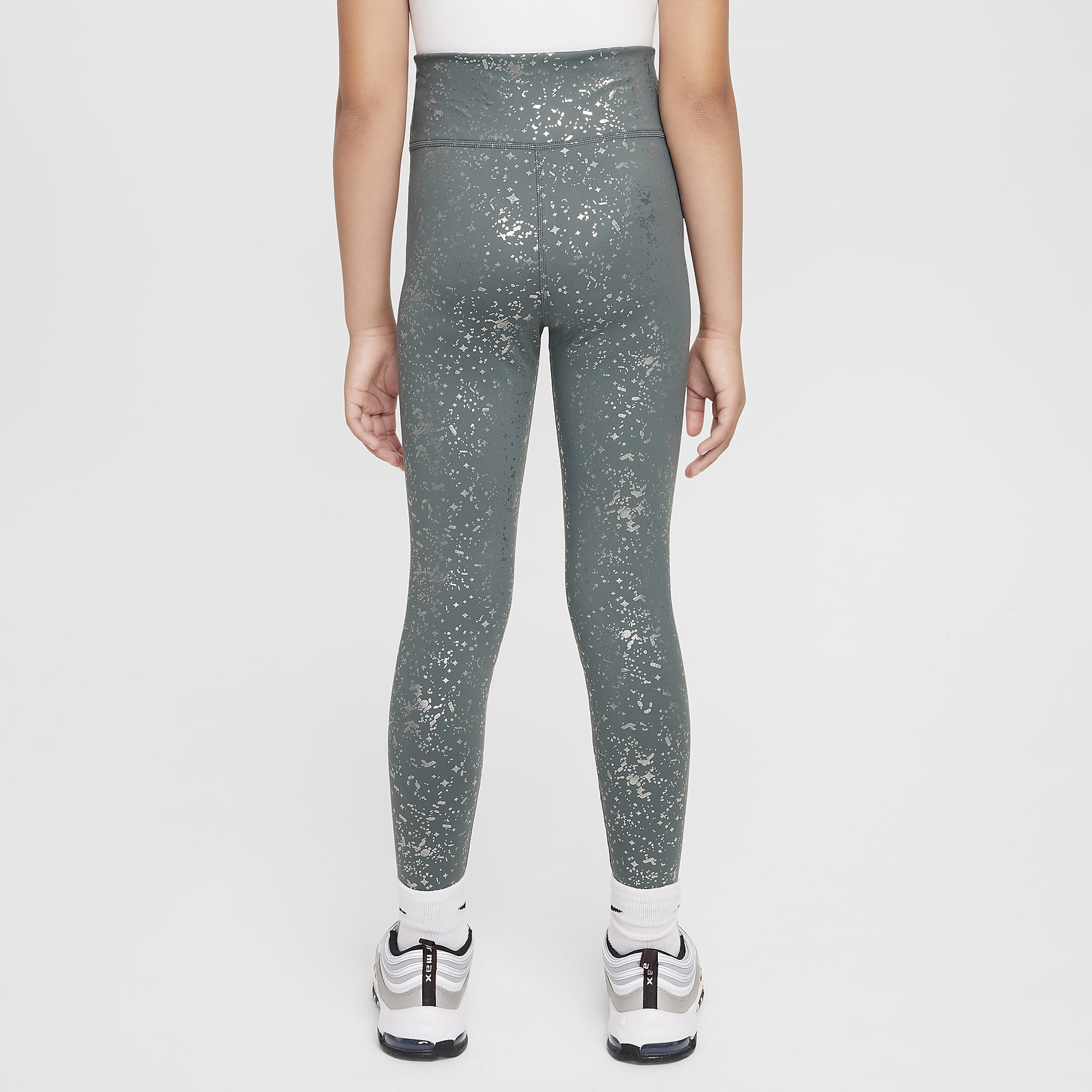 Nike One Big Kids' (Girls') Dri-FIT High-Waisted Leggings