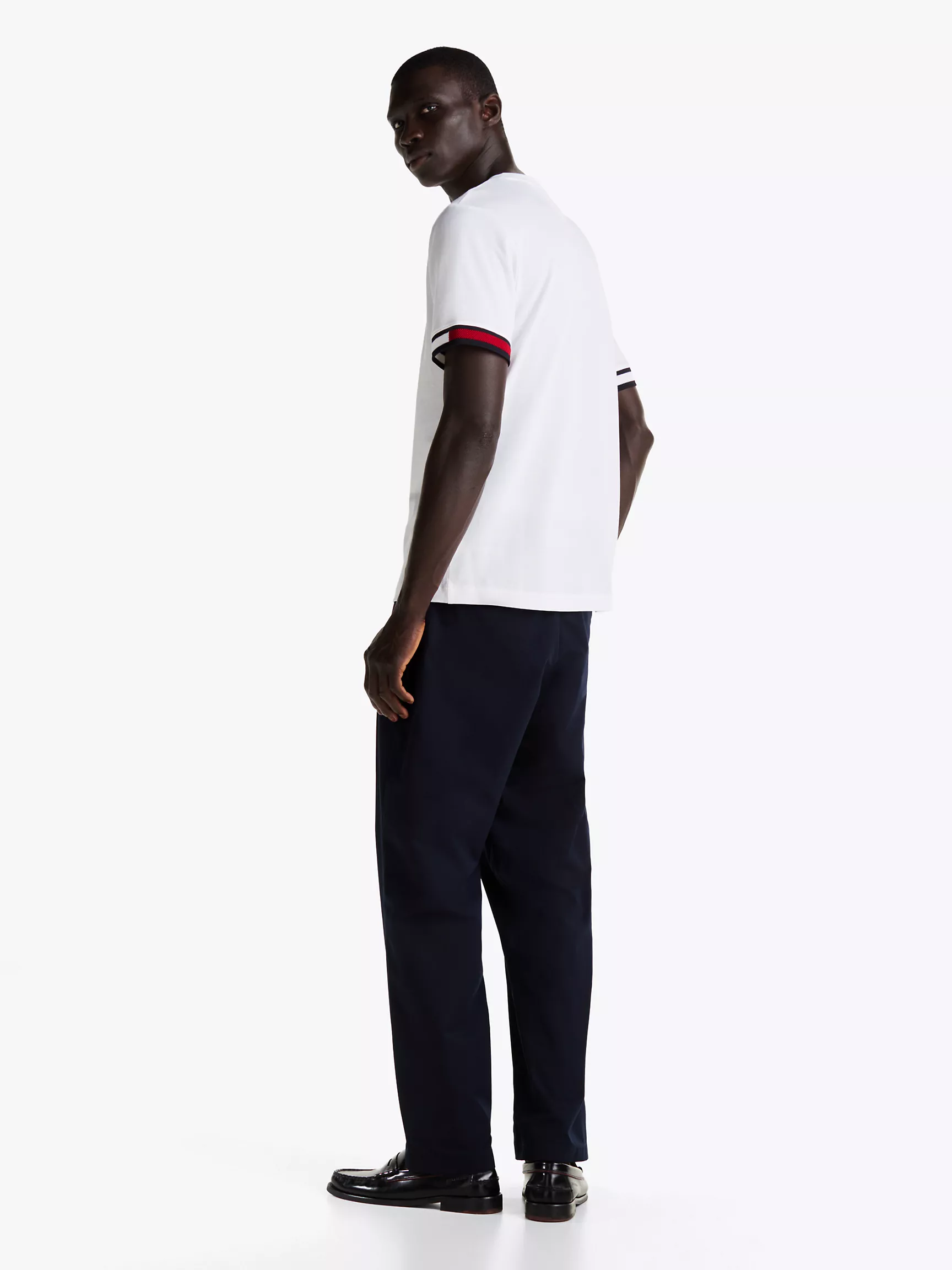 Мужская футболка Tommy Hilfiger, Футболка Tommy с контрастными краями