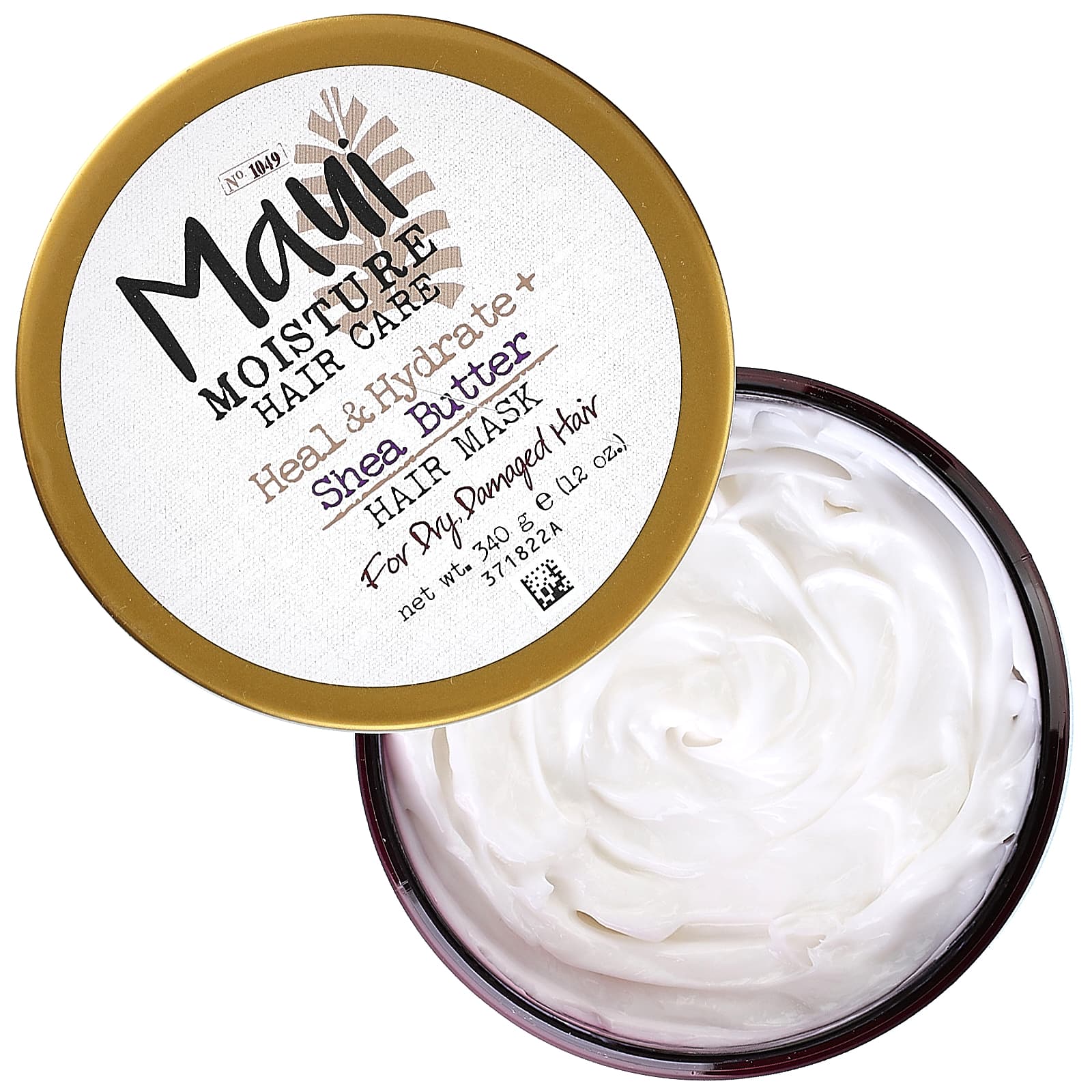 Maui Moisture, маска для волос с маслом ши, восстановление и увлажнение, 340 г (12 унций)