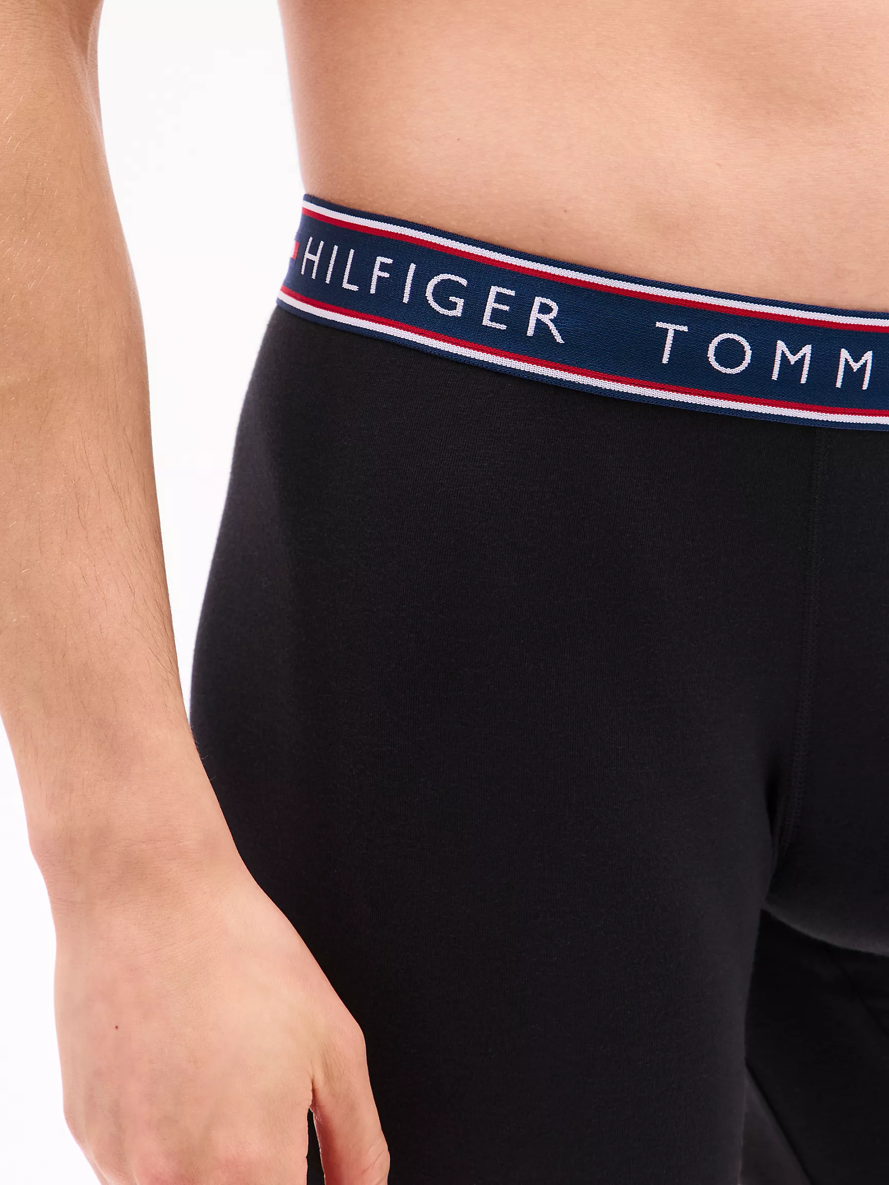 Мужское нижнее белье Tommy Hilfiger, Хлопковые эластичные боксеры-брифы (набор 3 шт.)