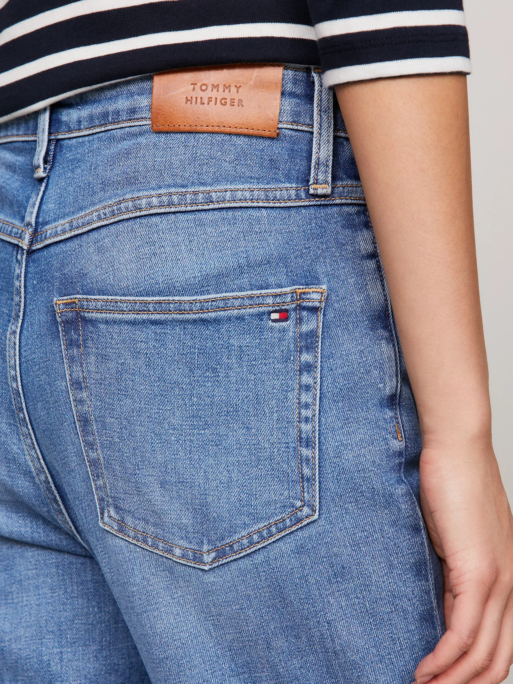Женские джинсы Tommy Hilfiger, Классические джинсы средней посадки прямого кроя