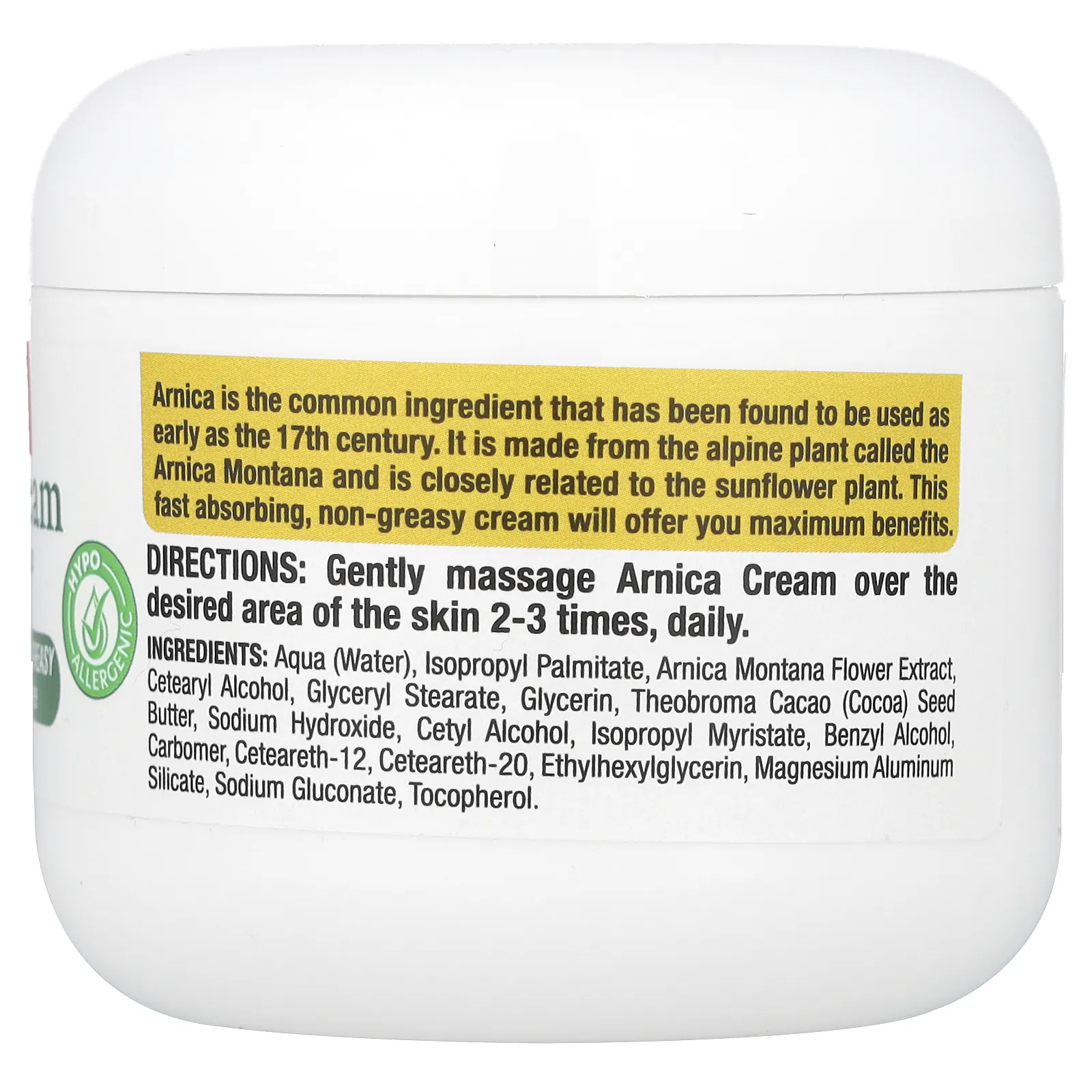 Homeolab USA, крем с арникой, без отдушки, 113 г (4 унции)