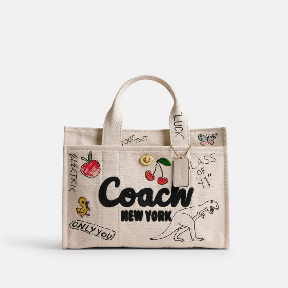 Сумка COACH Cargo Tote Bag With Sketch Print